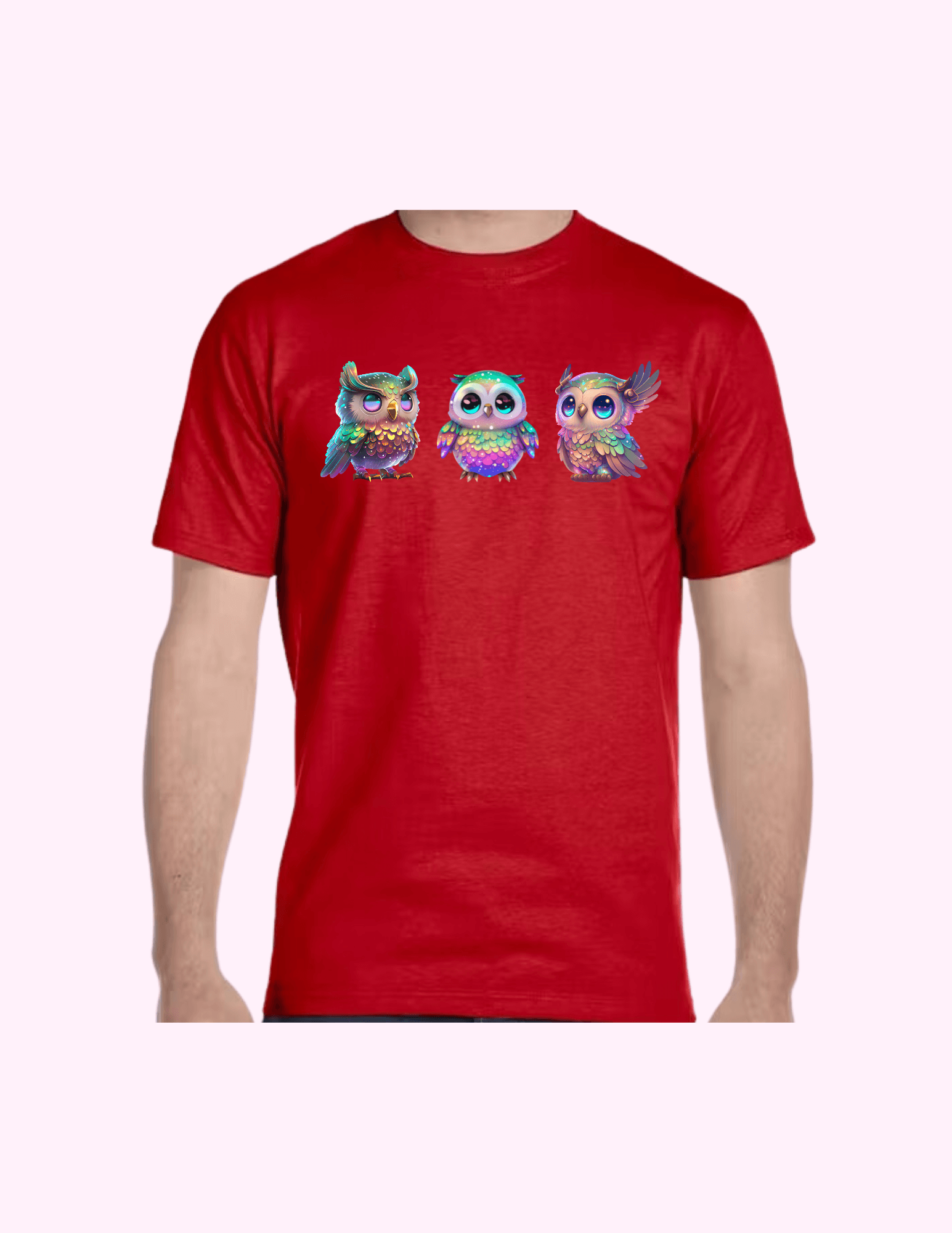 Owls - Adult T-Shirt featuring unique artwork, perfect for personal style and expression.