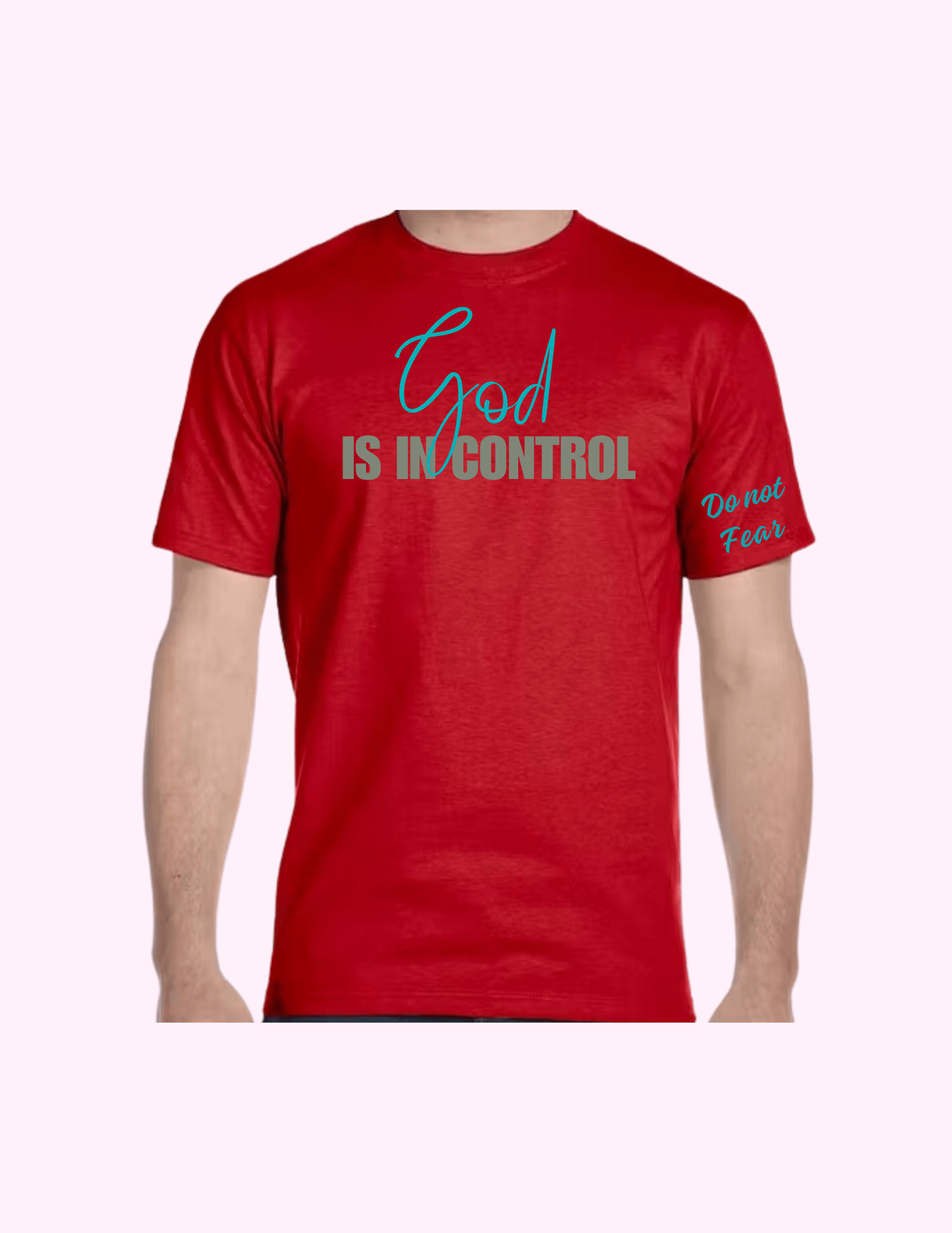 God Is In Control - Adult T-Shirt featuring unique artwork, perfect for personal style and expression.