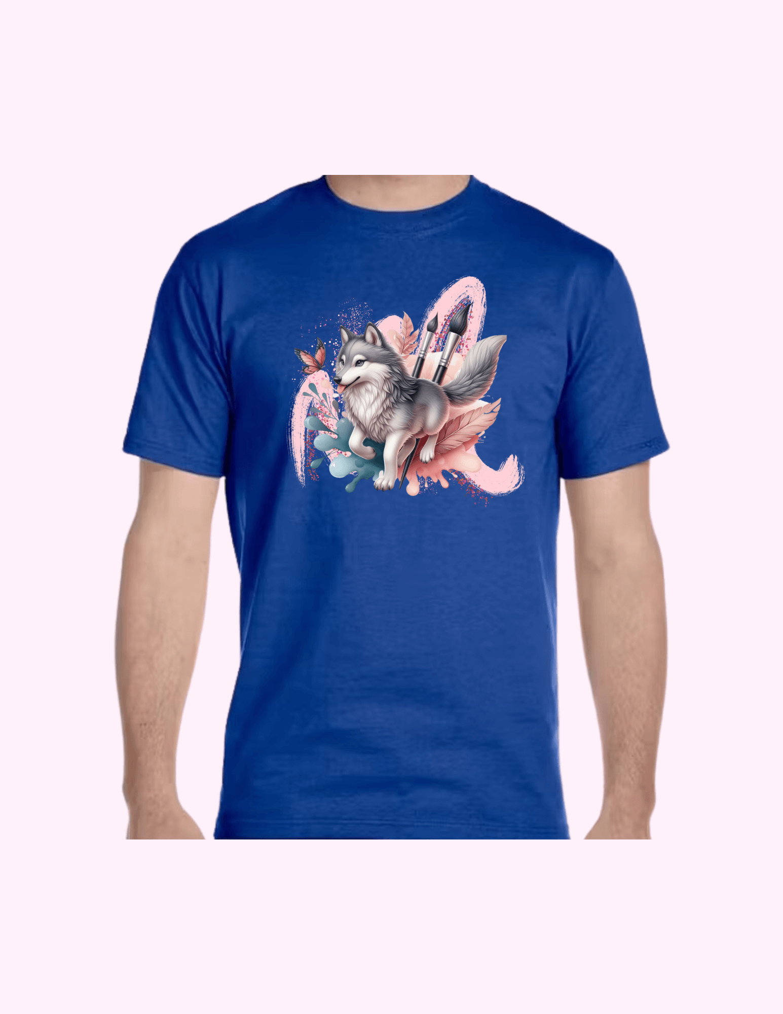 Paint Brush - Adult T-Shirt featuring unique artwork, perfect for personal style and expression.
