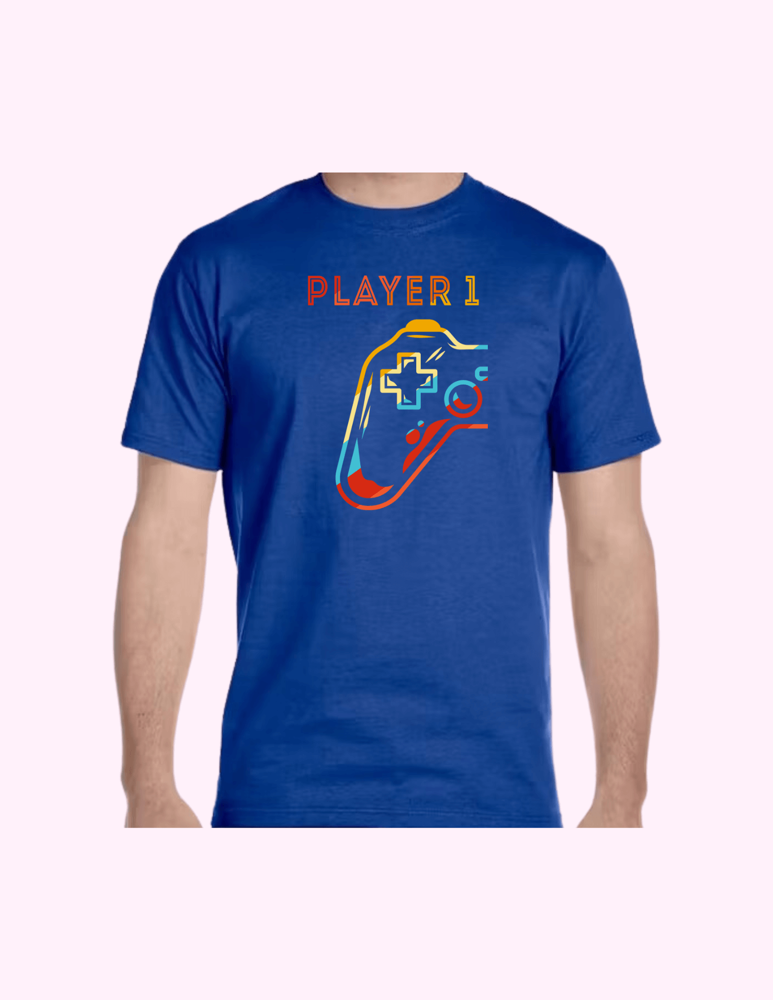 Player 1 - Adult T-Shirt featuring unique artwork, perfect for personal style and expression.