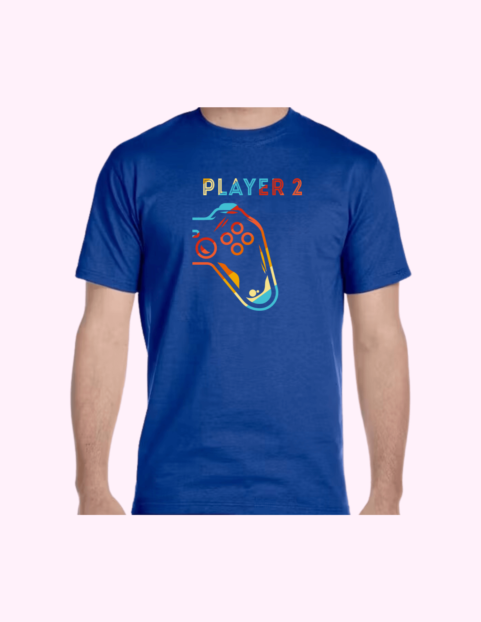 Player 2 - Adult T-Shirt featuring unique artwork, perfect for personal style and expression.