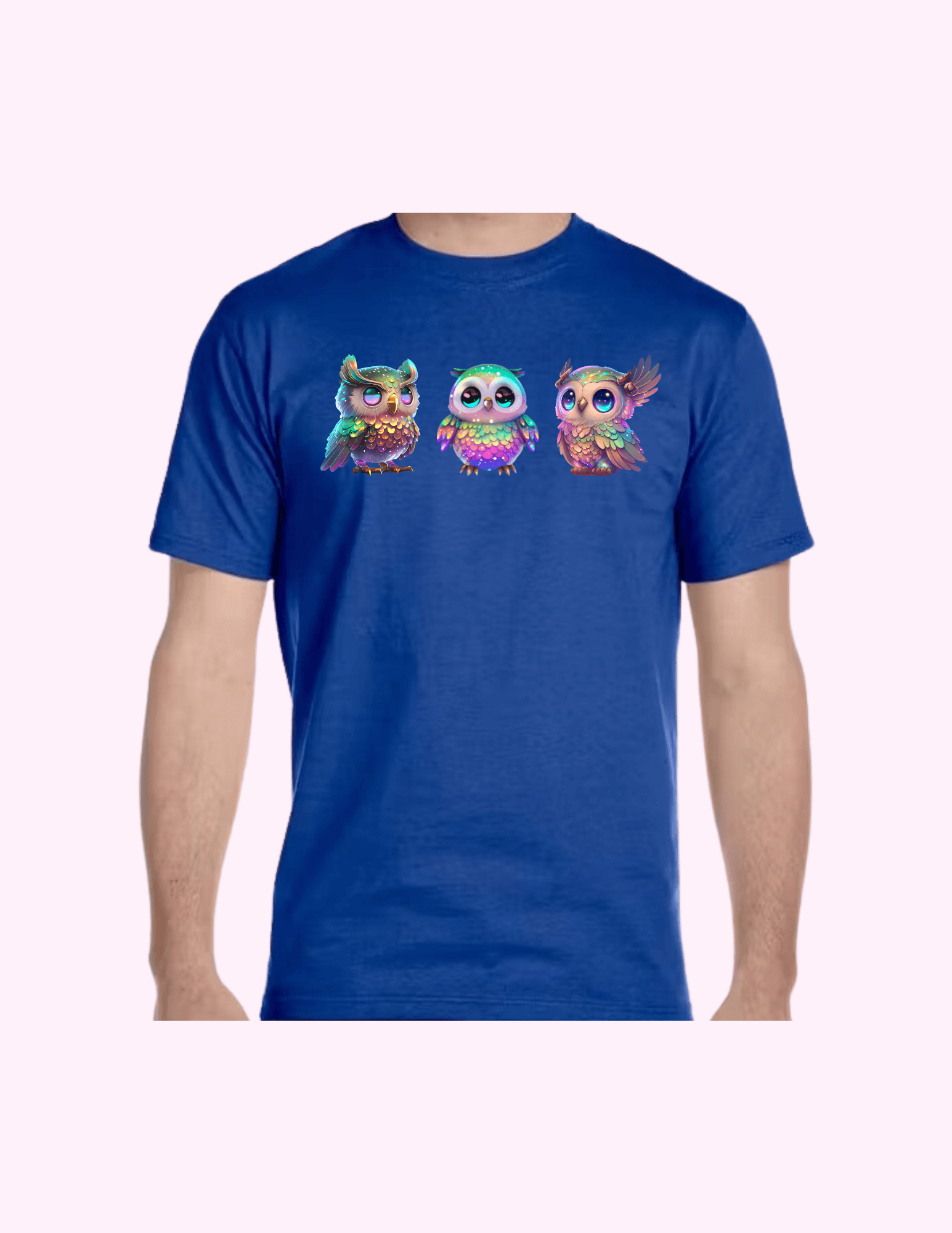 Owls - Adult T-Shirt featuring unique artwork, perfect for personal style and expression.