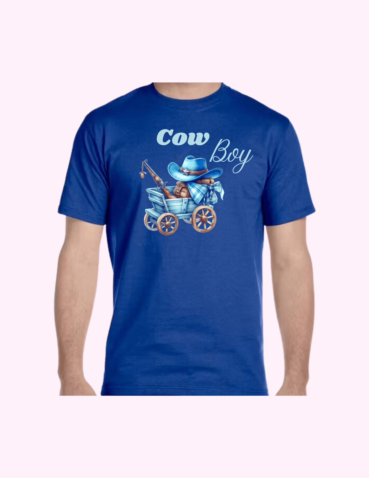 Cowboy - Adult T-Shirt featuring unique artwork, perfect for personal style and expression.