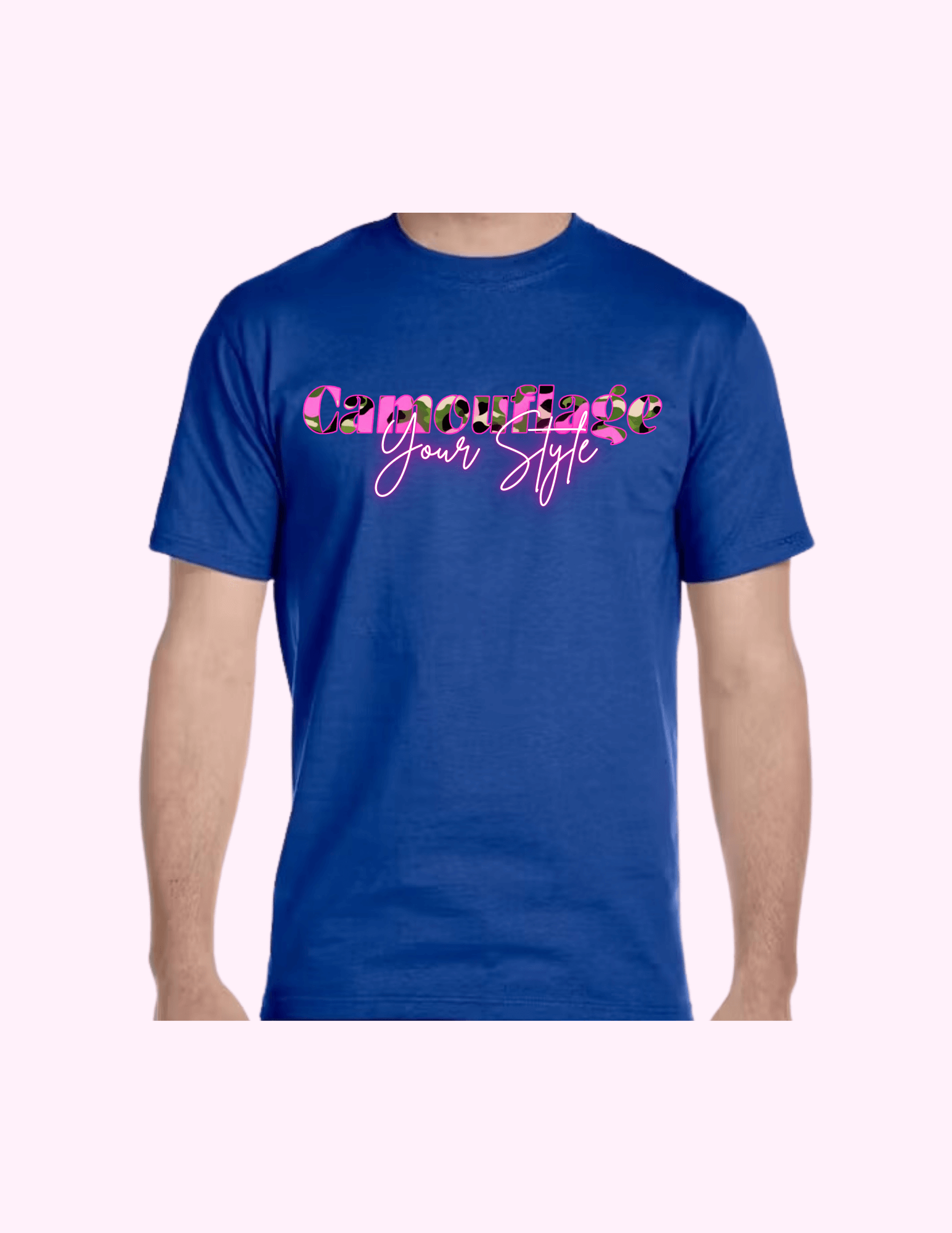 Camouflage Your Style - Adult T-Shirt featuring unique artwork, perfect for personal style and expression.