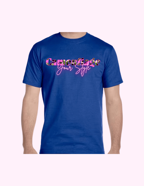 Camouflage Your Style - Adult T-Shirt featuring unique artwork, perfect for personal style and expression.