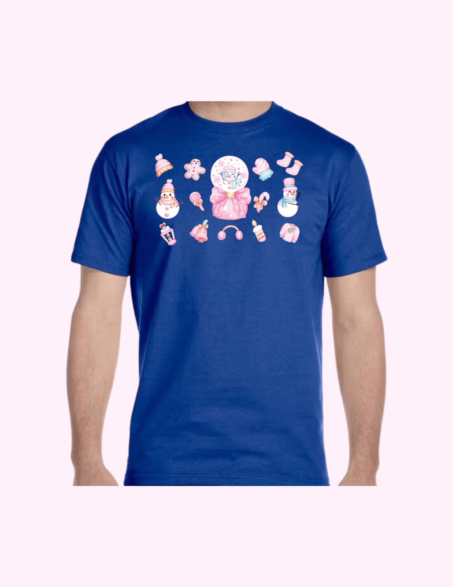 Pink Snow - Adult T-Shirt featuring unique artwork, perfect for personal style and expression.