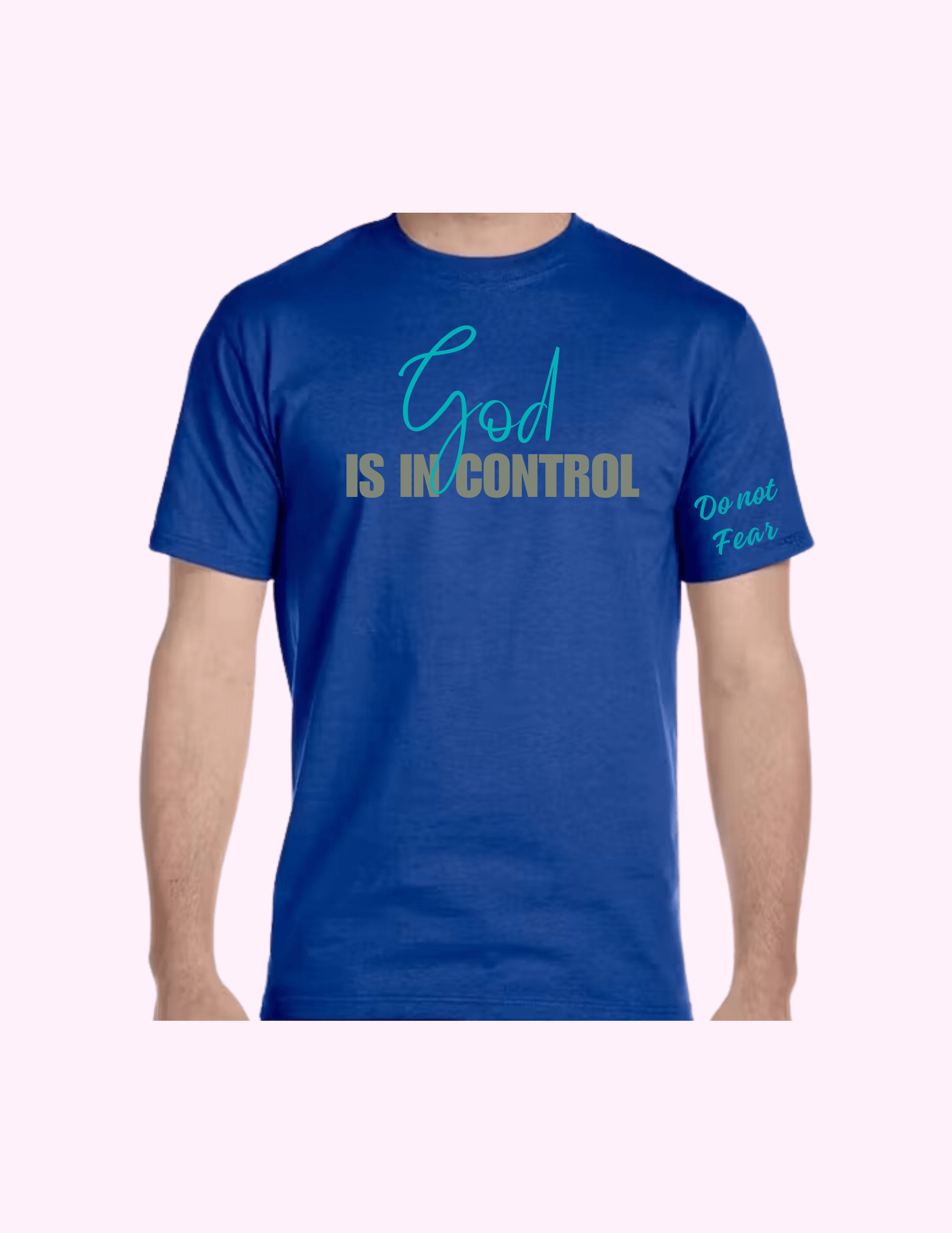 God Is In Control - Adult T-Shirt featuring unique artwork, perfect for personal style and expression.