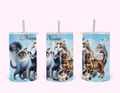 Cats - 12oz Tumbler featuring unique artwork, perfect for personal style and expression.