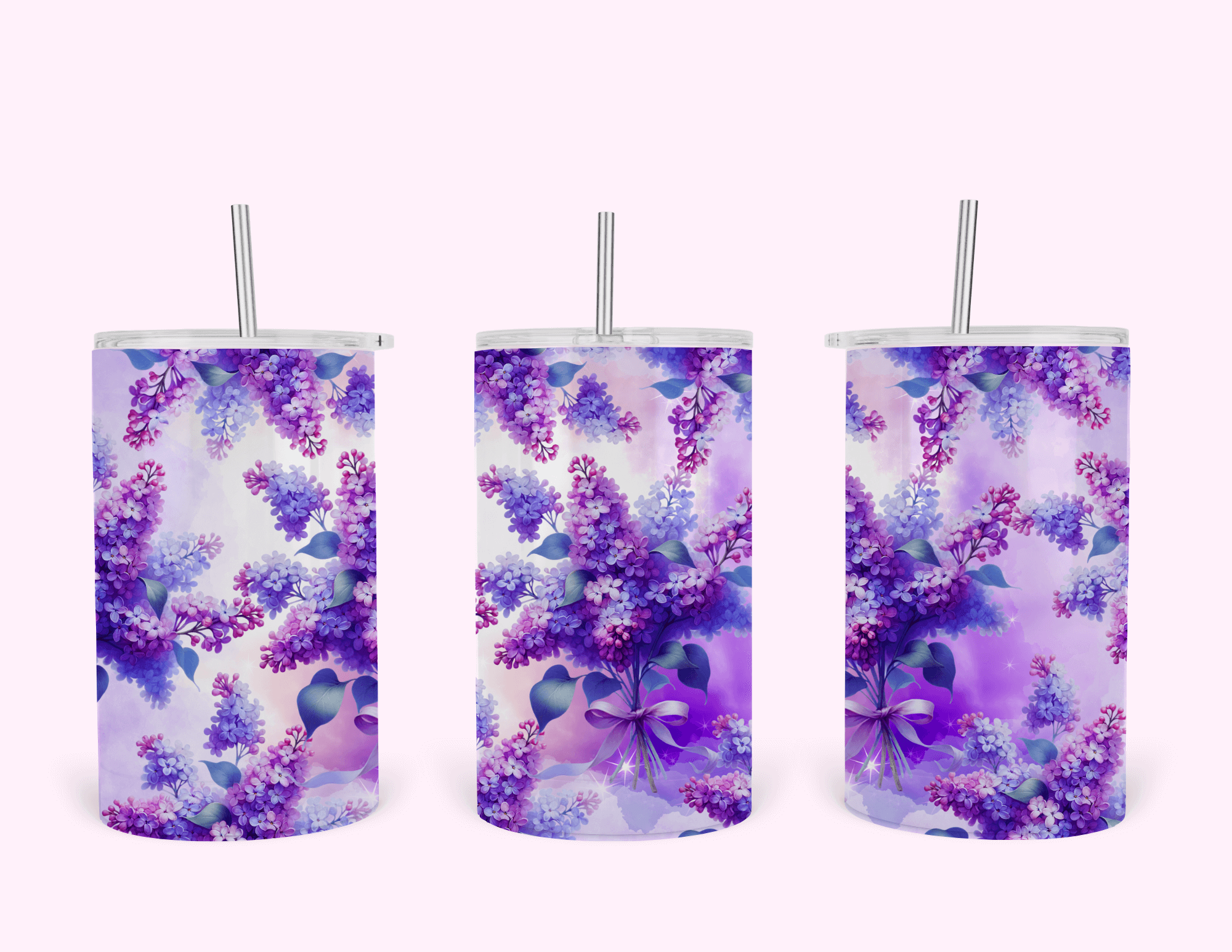 Lavender Flower - Tumbler featuring unique artwork, perfect for personal style and expression.