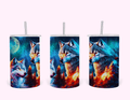 Wolfs - 12oz Tumbler featuring unique artwork, perfect for personal style and expression.