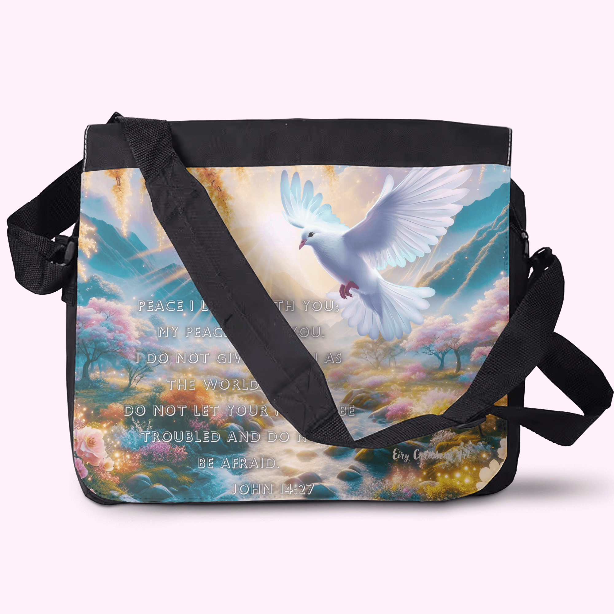 Crossbody bag made of premium materials, featuring a sleek design and adjustable strap for comfort and style.