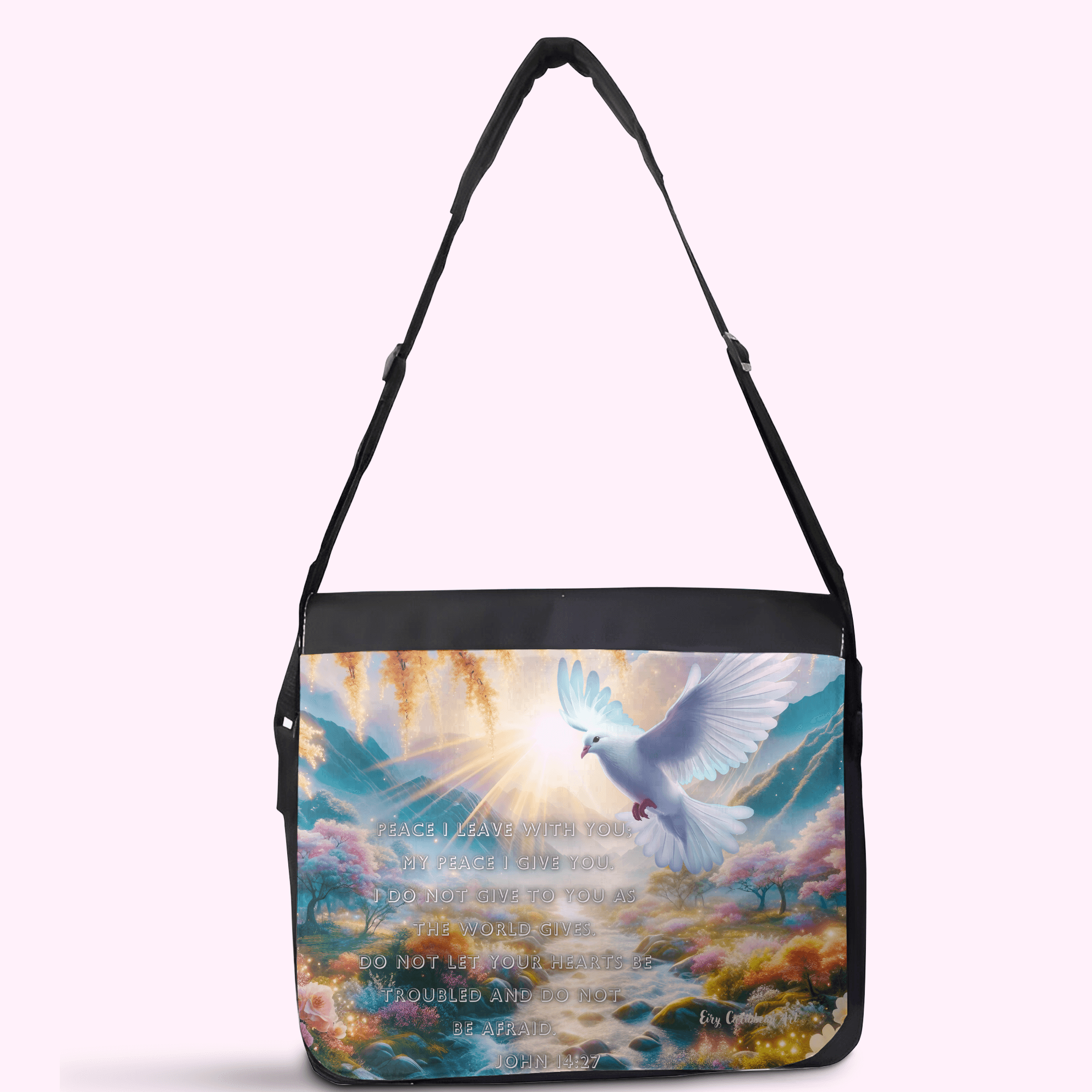Crossbody bag made of premium materials, featuring a sleek design and adjustable strap for comfort and style.