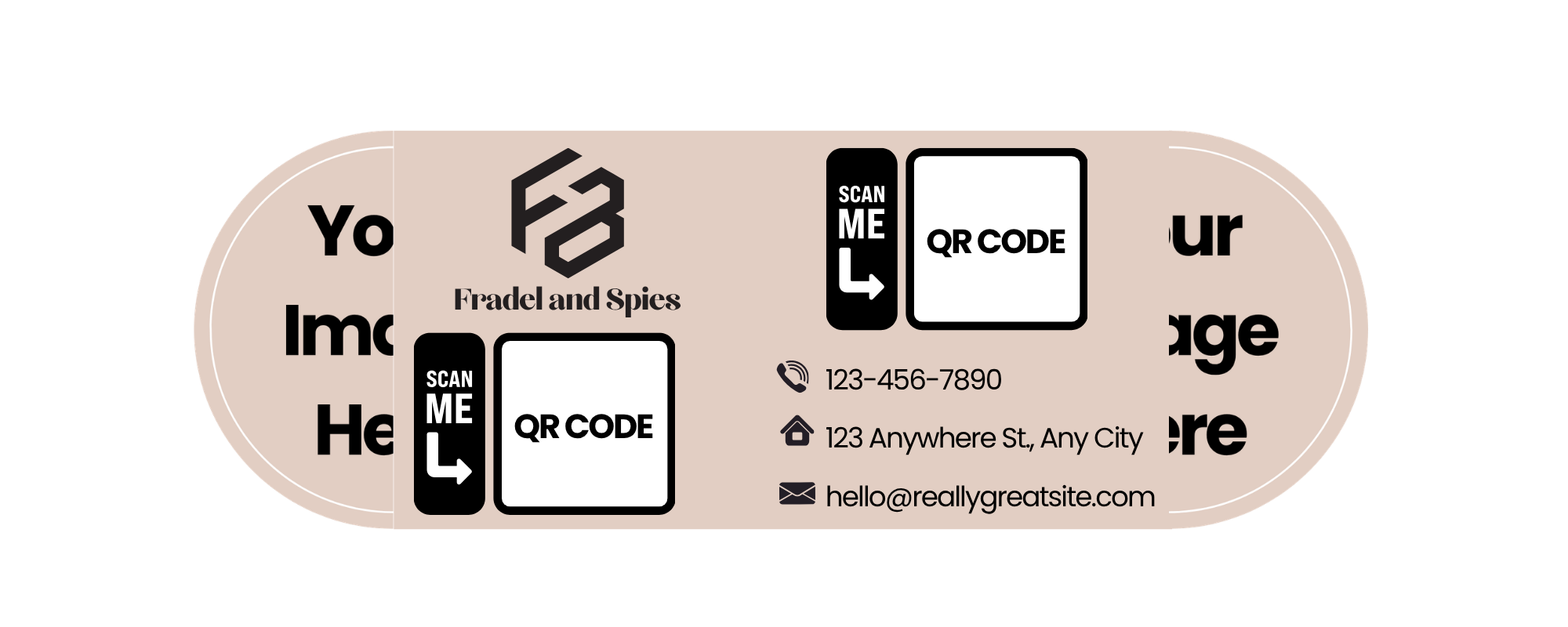 Custom Foldable Business Card