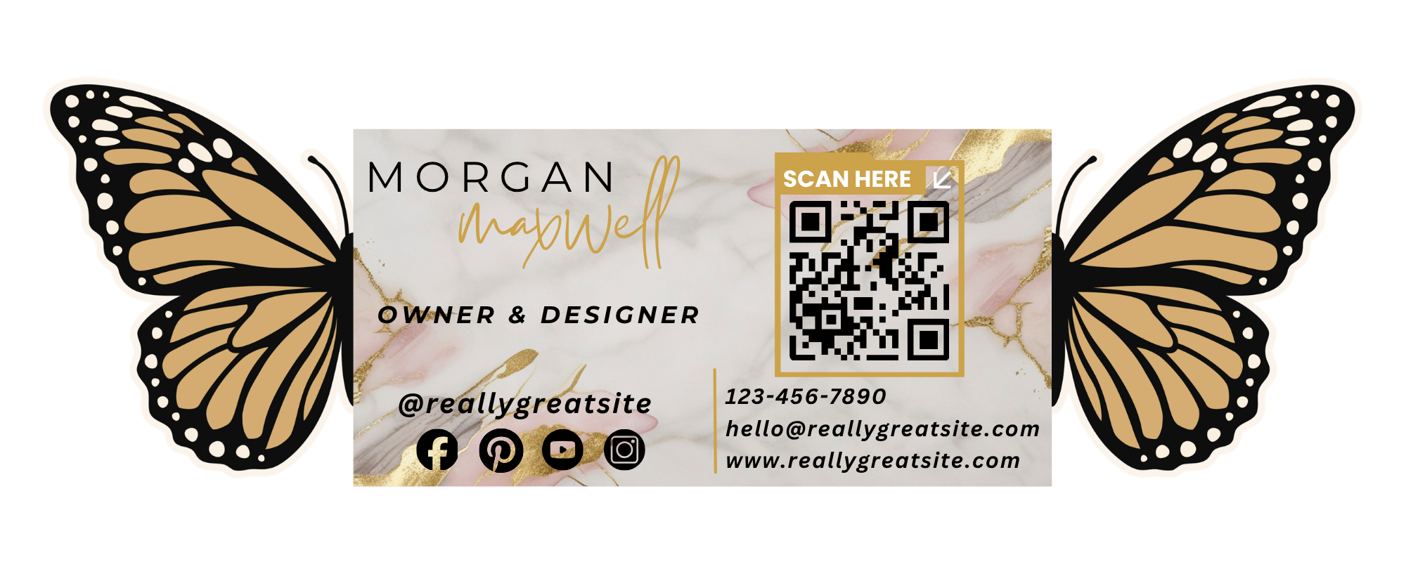 Custom Foldable Business Card