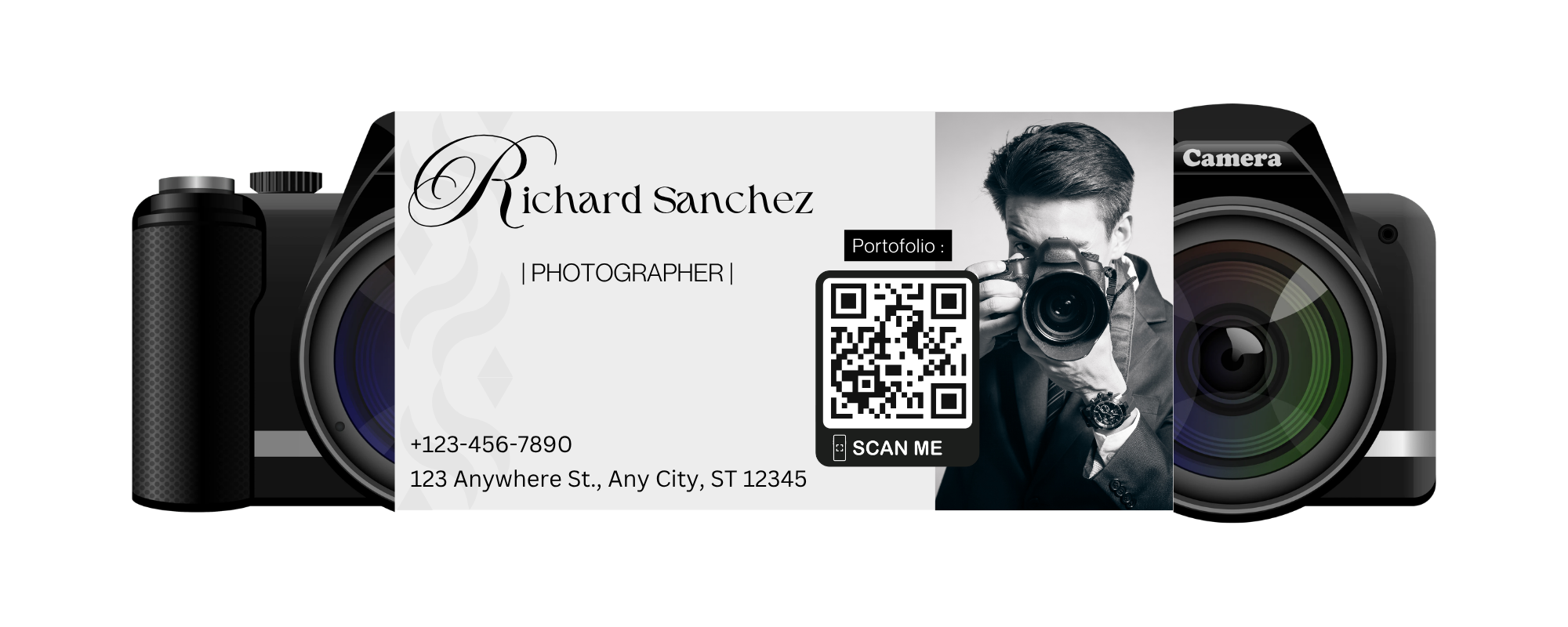 Custom Foldable Business Card