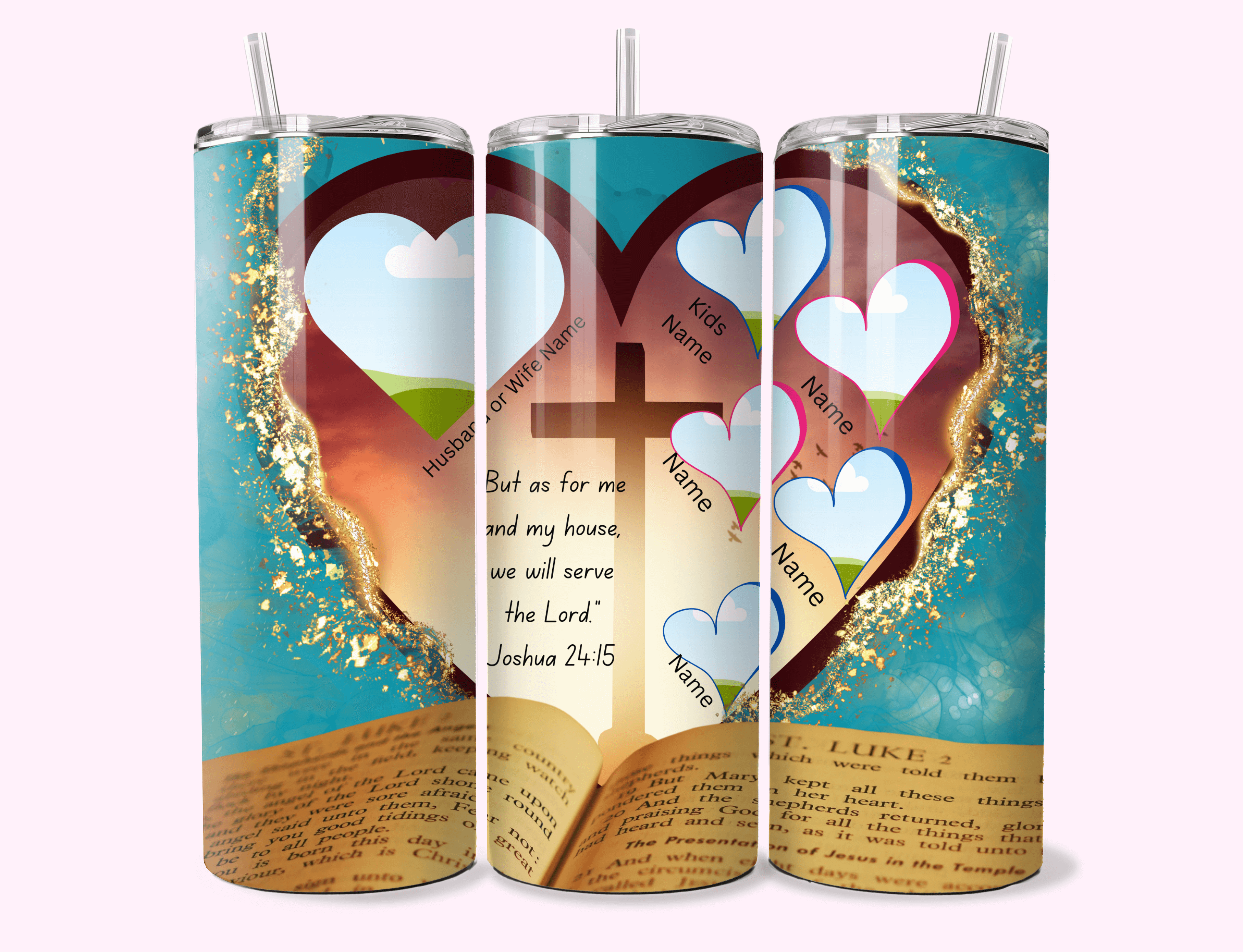We Would Server The Lord - Tumbler perzonalized so that you can express yourself your own way in style.