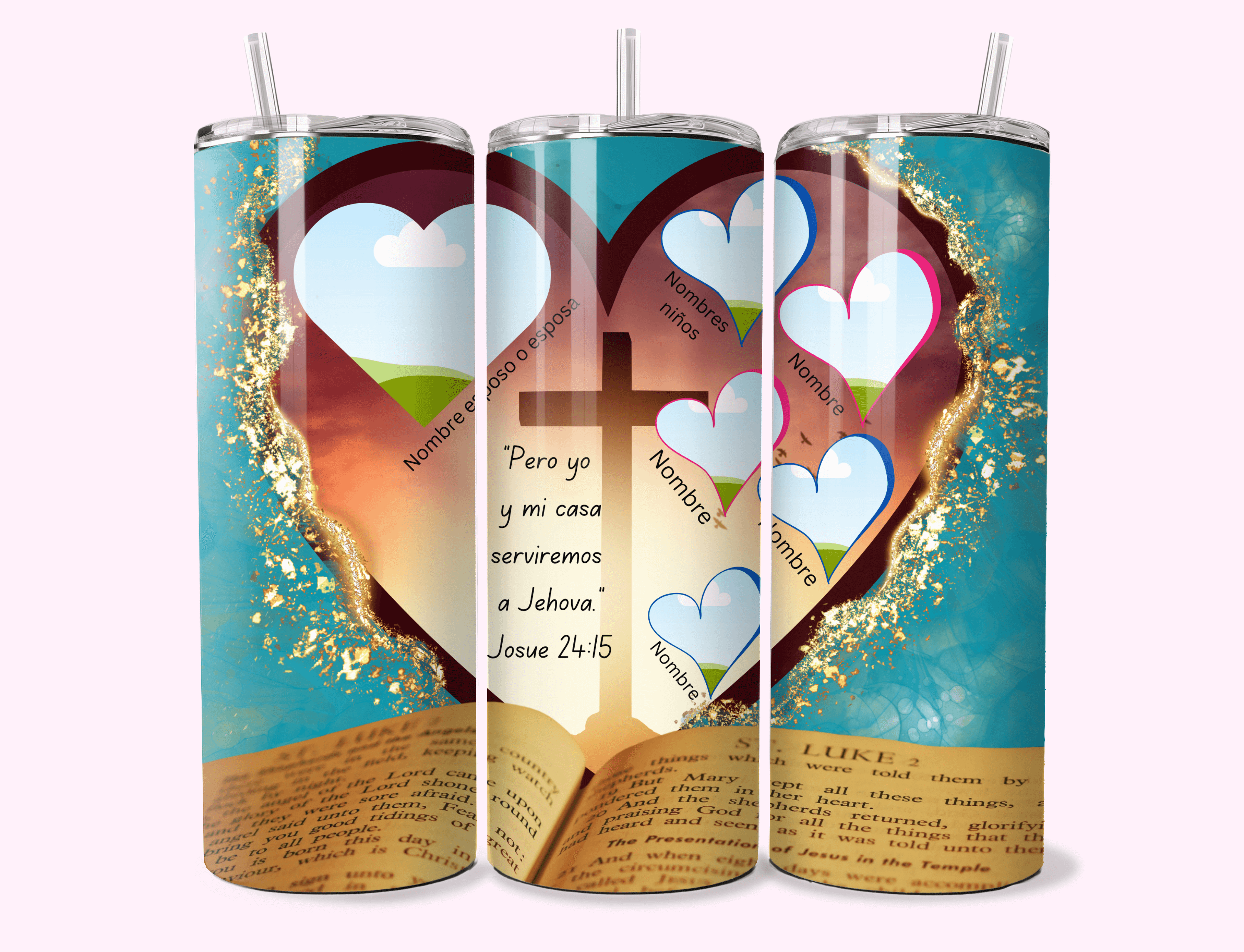 We Would Server The Lord - Tumbler perzonalized so that you can express yourself your own way in style.