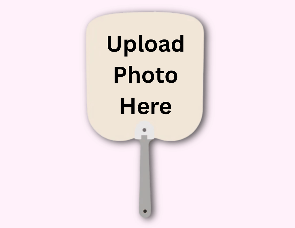 Custom - Hand Fan featuring your unique artwork, perfect for personal style and expression.