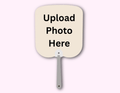 Custom - Hand Fan featuring your unique artwork, perfect for personal style and expression.
