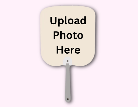 Custom - Hand Fan featuring your unique artwork, perfect for personal style and expression.