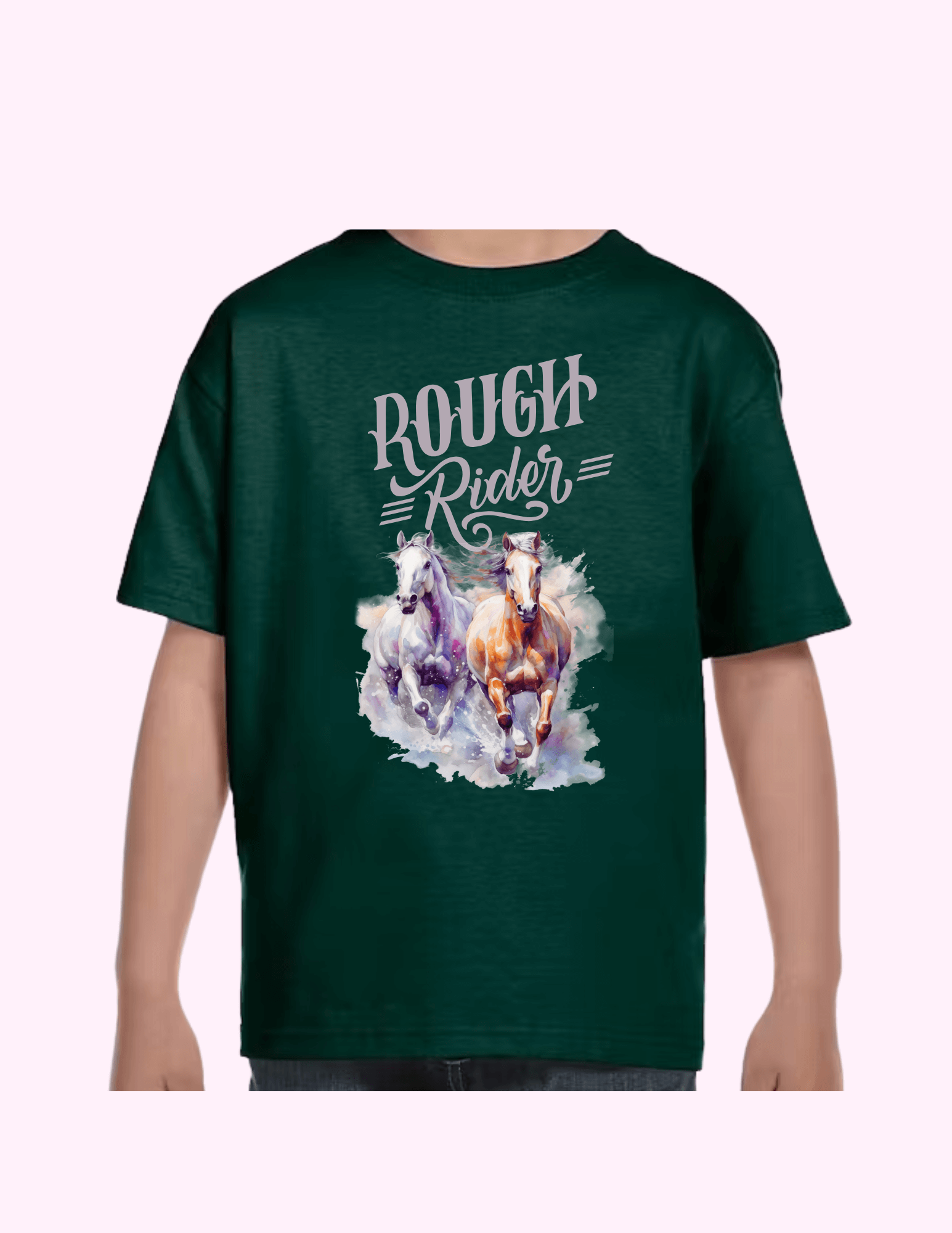 Rough Rider - Kids T-Shirt featuring unique artwork, perfect for personal style and expression.