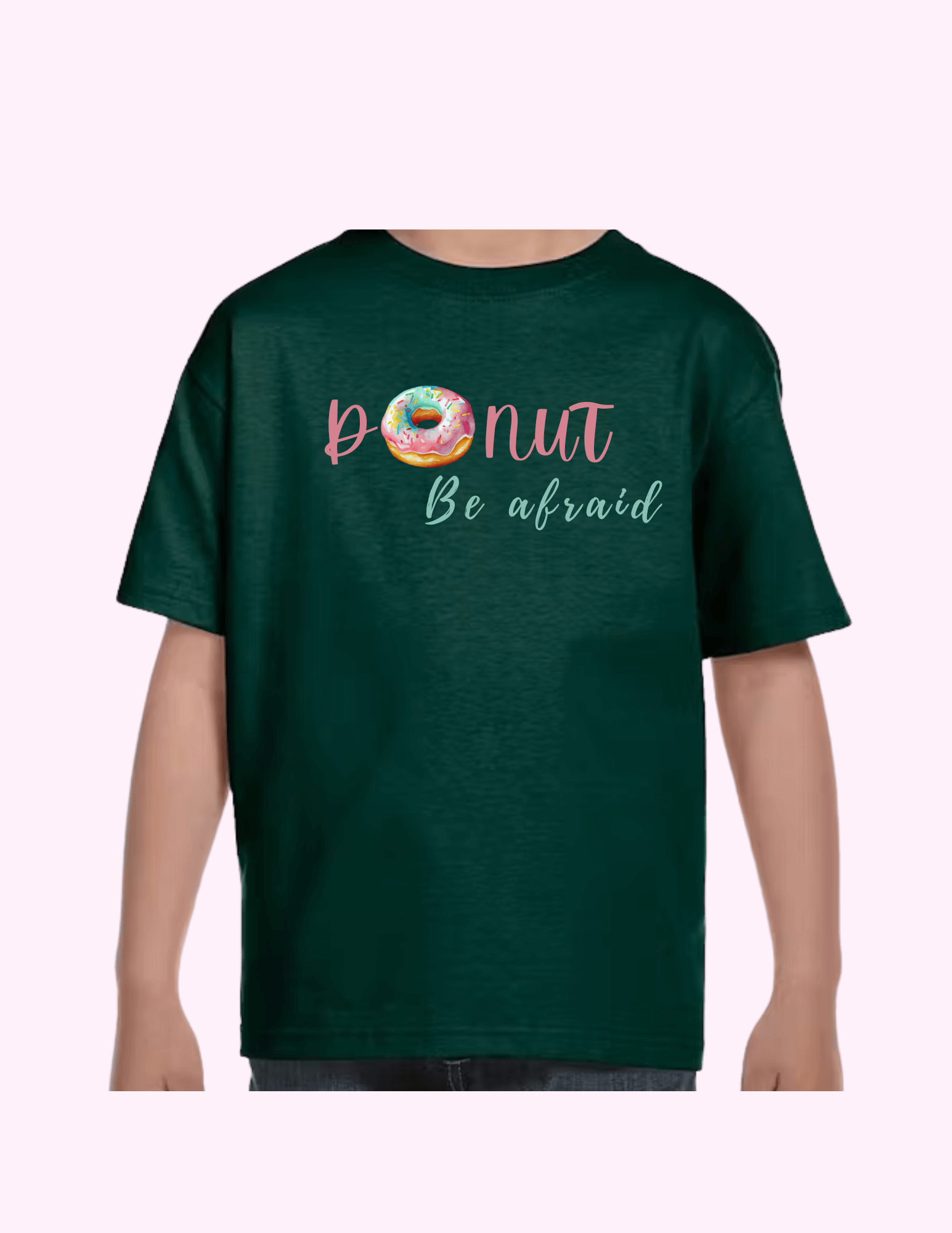 Donut Be Afraid - Kids T-Shirt featuring unique artwork, perfect for personal style and expression.