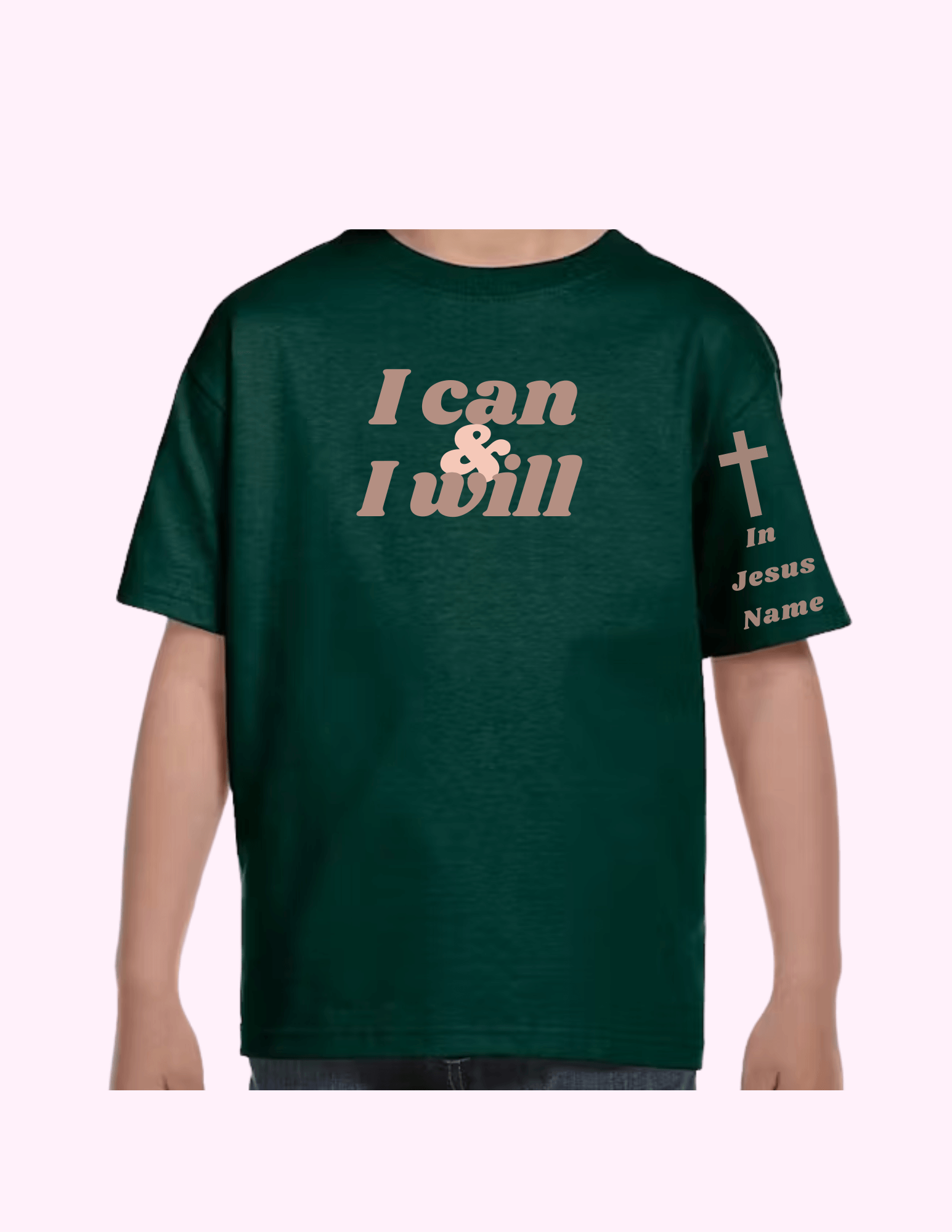 I Can & I Will - Kids T-Shirt featuring unique artwork, perfect for personal style and expression.