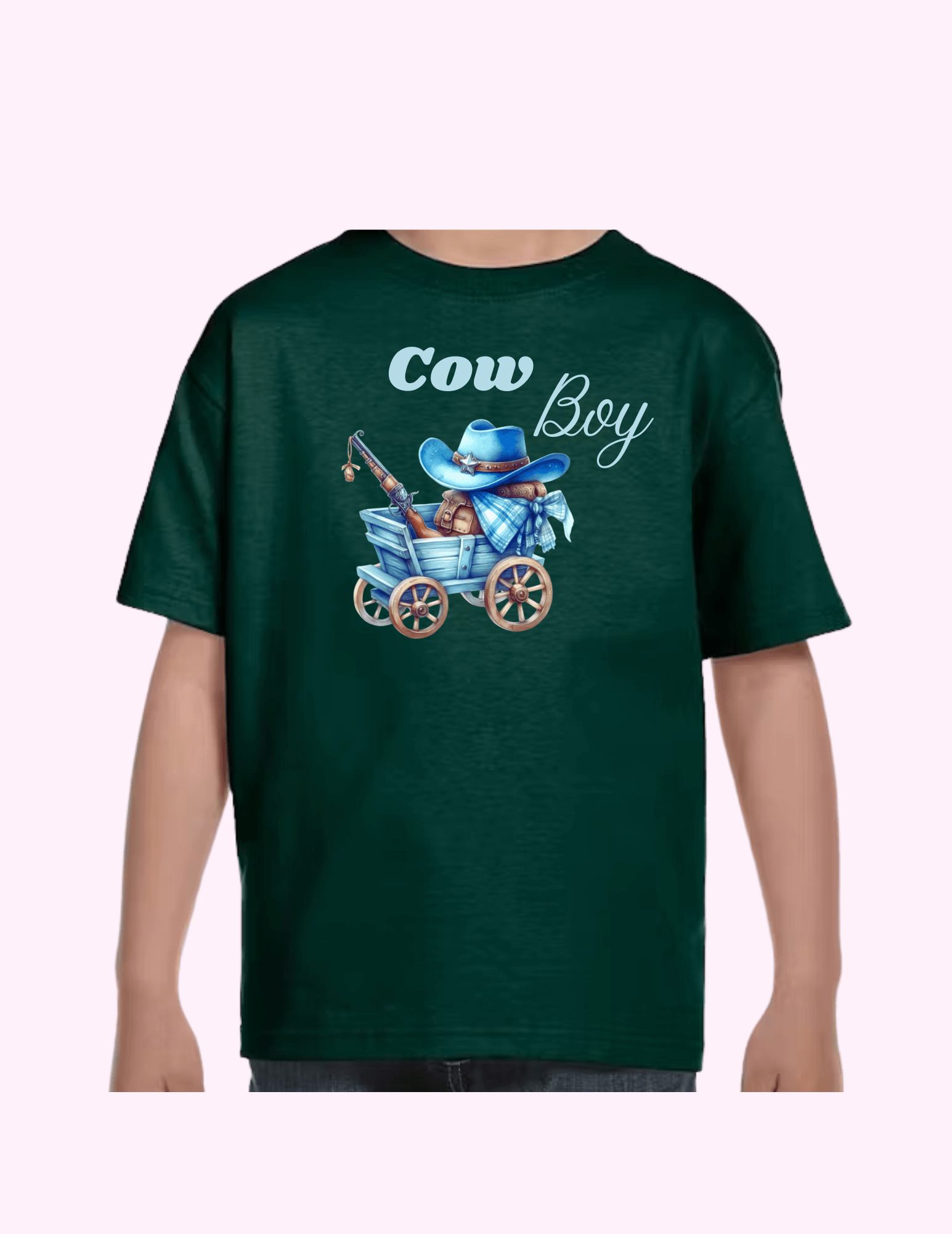 Cow Boy - Kids T-Shirt featuring unique artwork, perfect for personal style and expression.