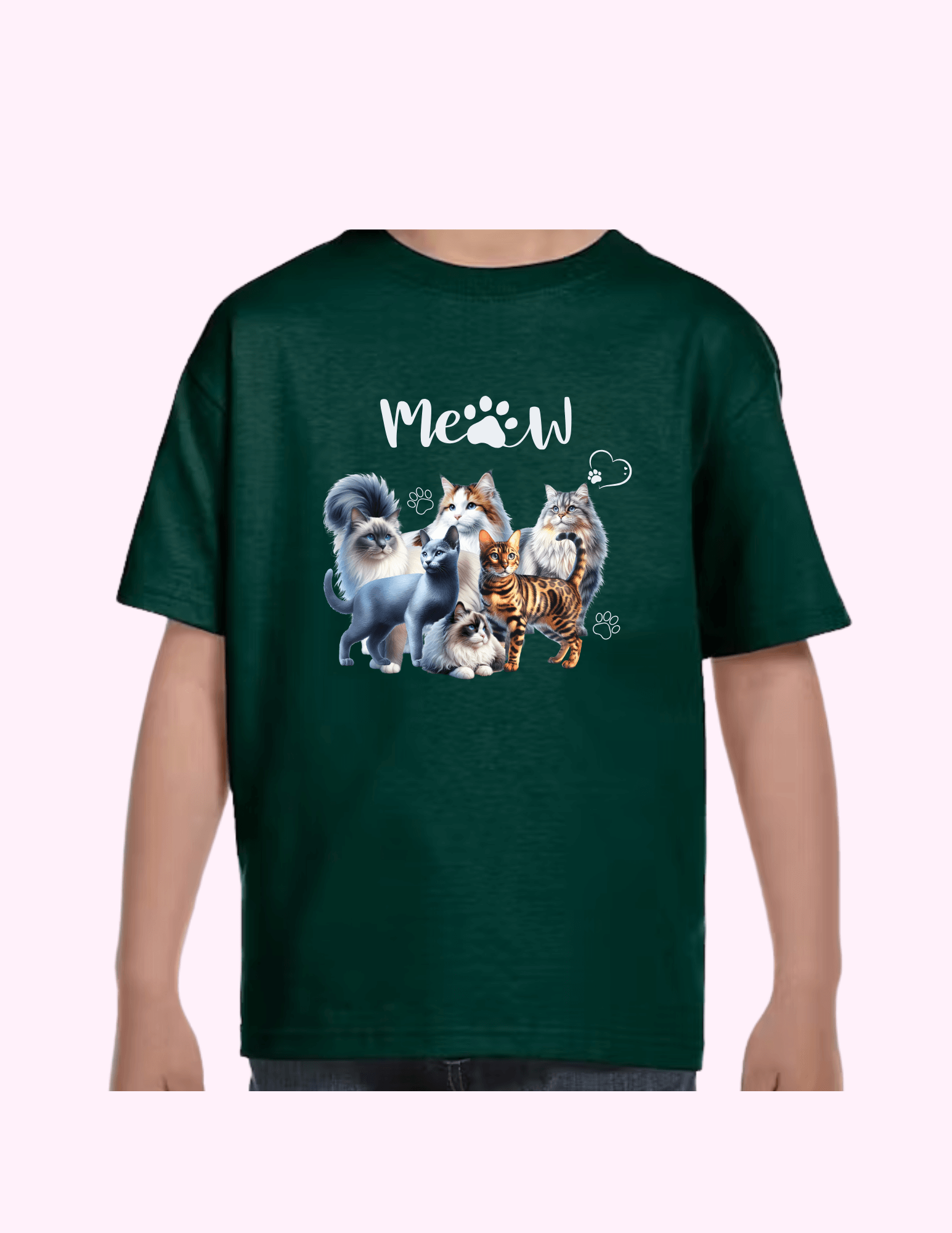 Cats - Kids T-Shirt featuring unique artwork, perfect for personal style and expression.