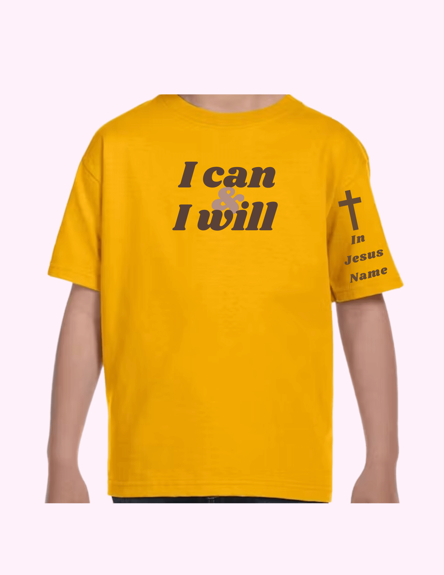I Can & I Will - Kids T-Shirt featuring unique artwork, perfect for personal style and expression.