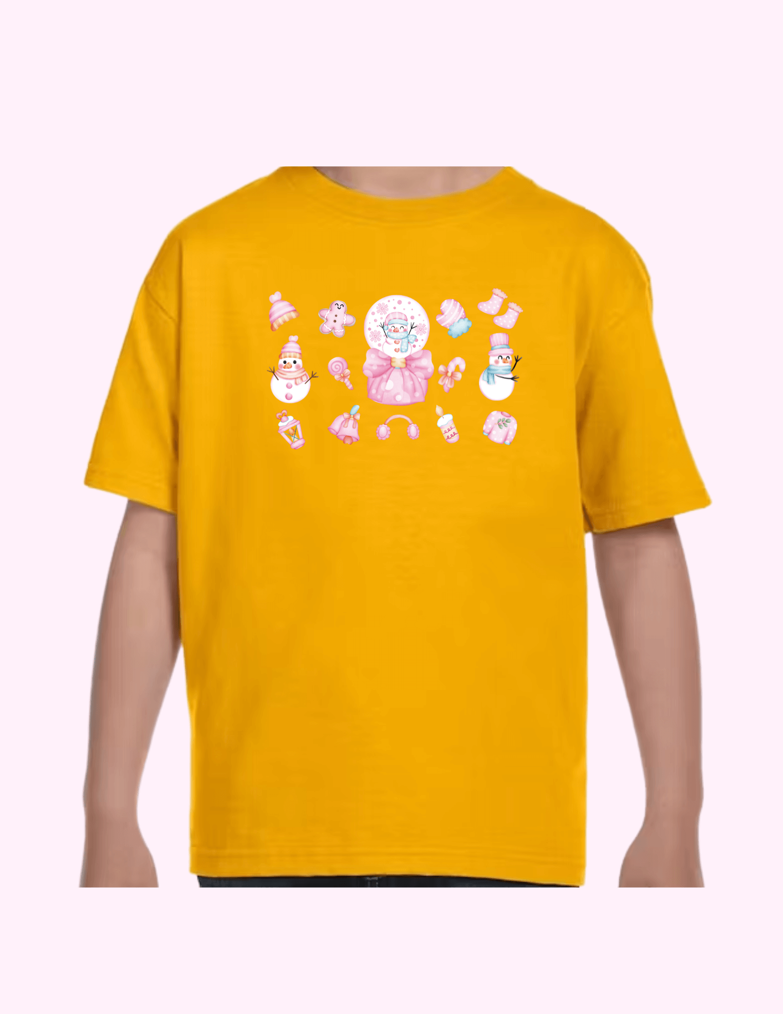 Pink Snow - Kids T-Shirt featuring unique artwork, perfect for personal style and expression.