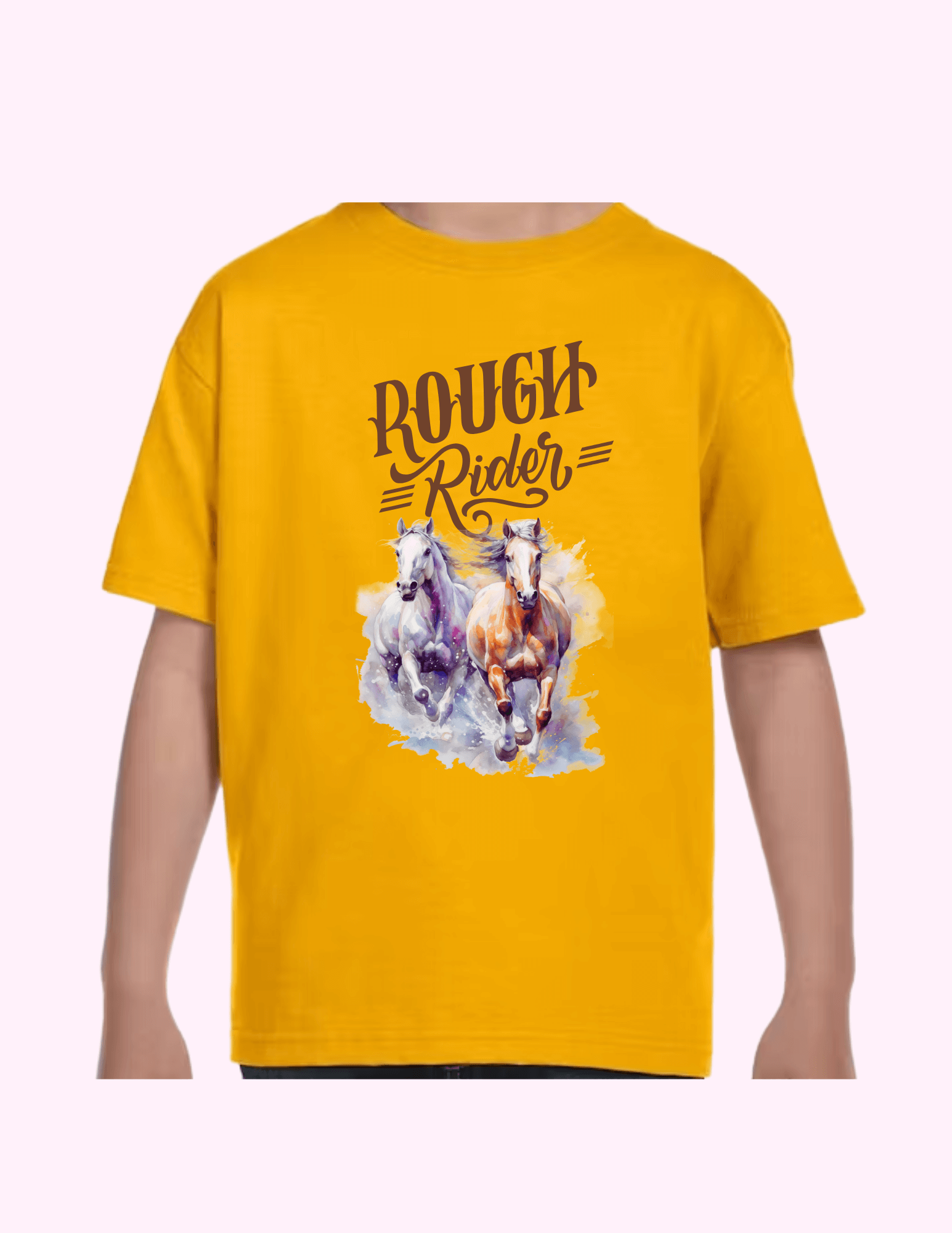 Rough Rider - Kids T-Shirt featuring unique artwork, perfect for personal style and expression.