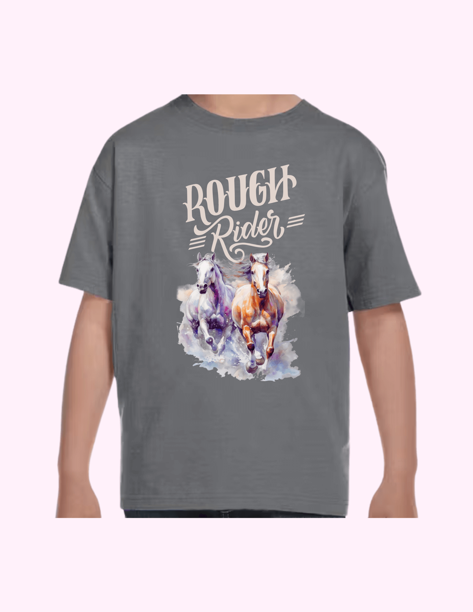 Rough Rider - Kids T-Shirt featuring unique artwork, perfect for personal style and expression.