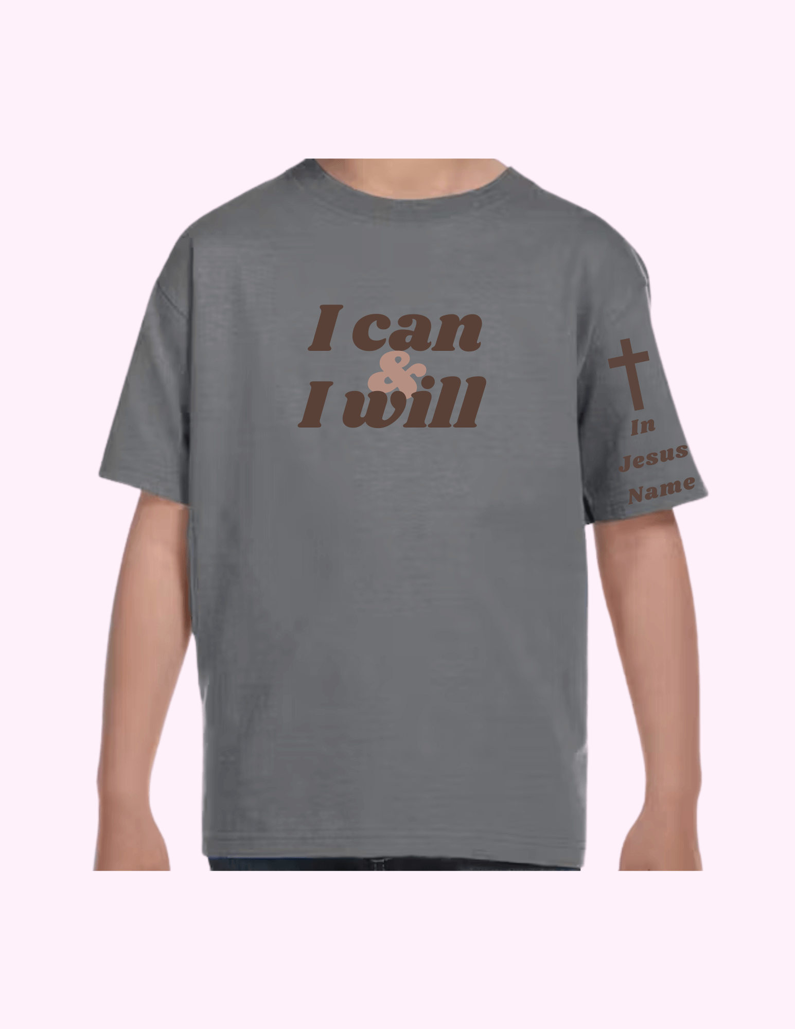 I Can & I Will - Kids T-Shirt featuring unique artwork, perfect for personal style and expression.