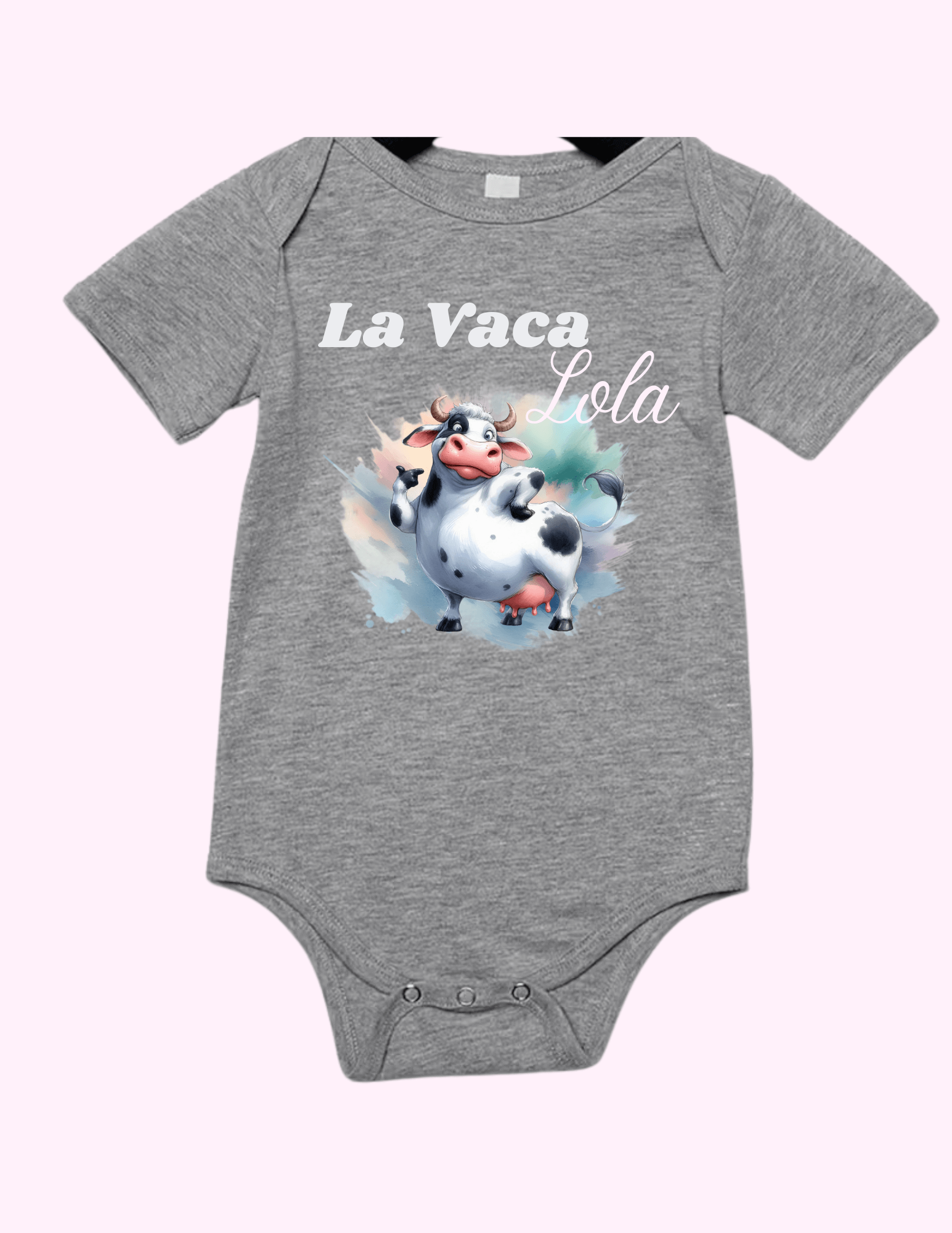 La Vaca Lola (Infant) featuring unique artwork, perfect for personal style and expression.