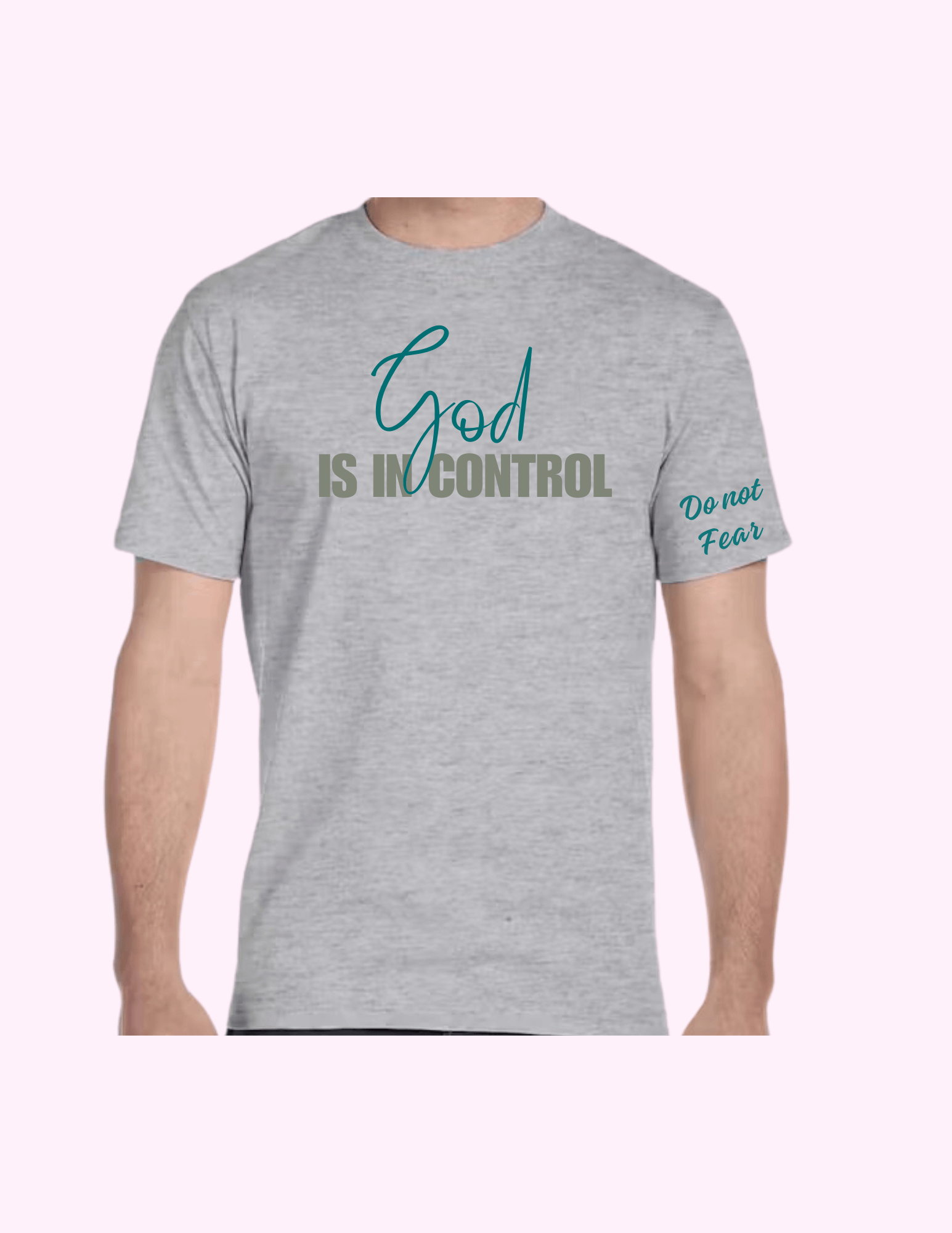 God Is In Control - Adult T-Shirt featuring unique artwork, perfect for personal style and expression.