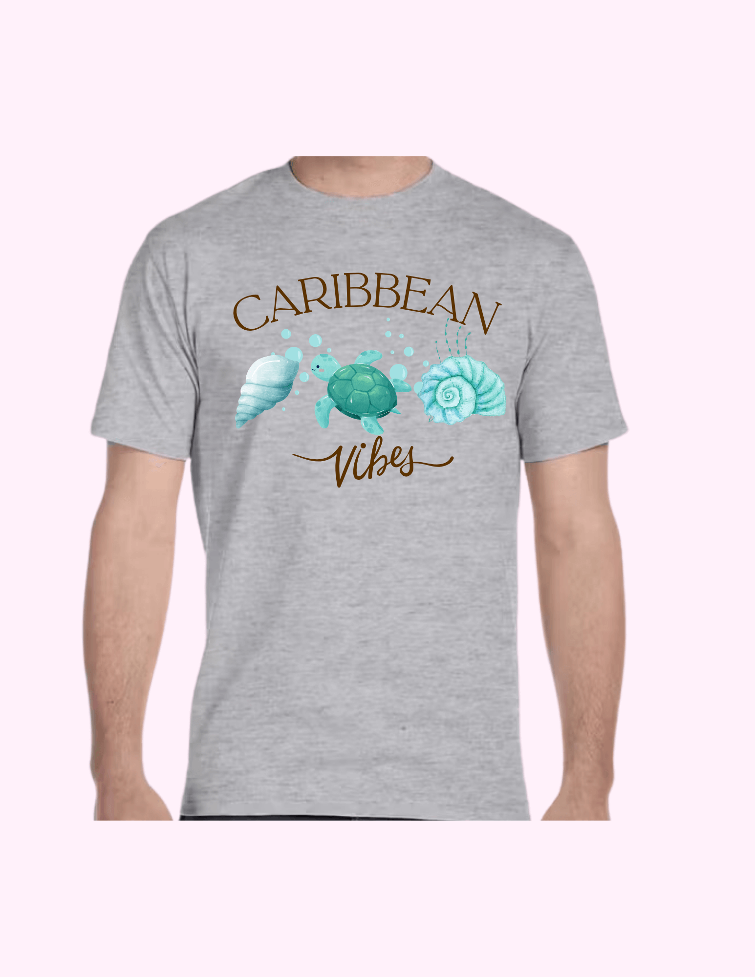 Caribbean Vibes - Adult T-Shirt featuring unique artwork, perfect for personal style and expression.