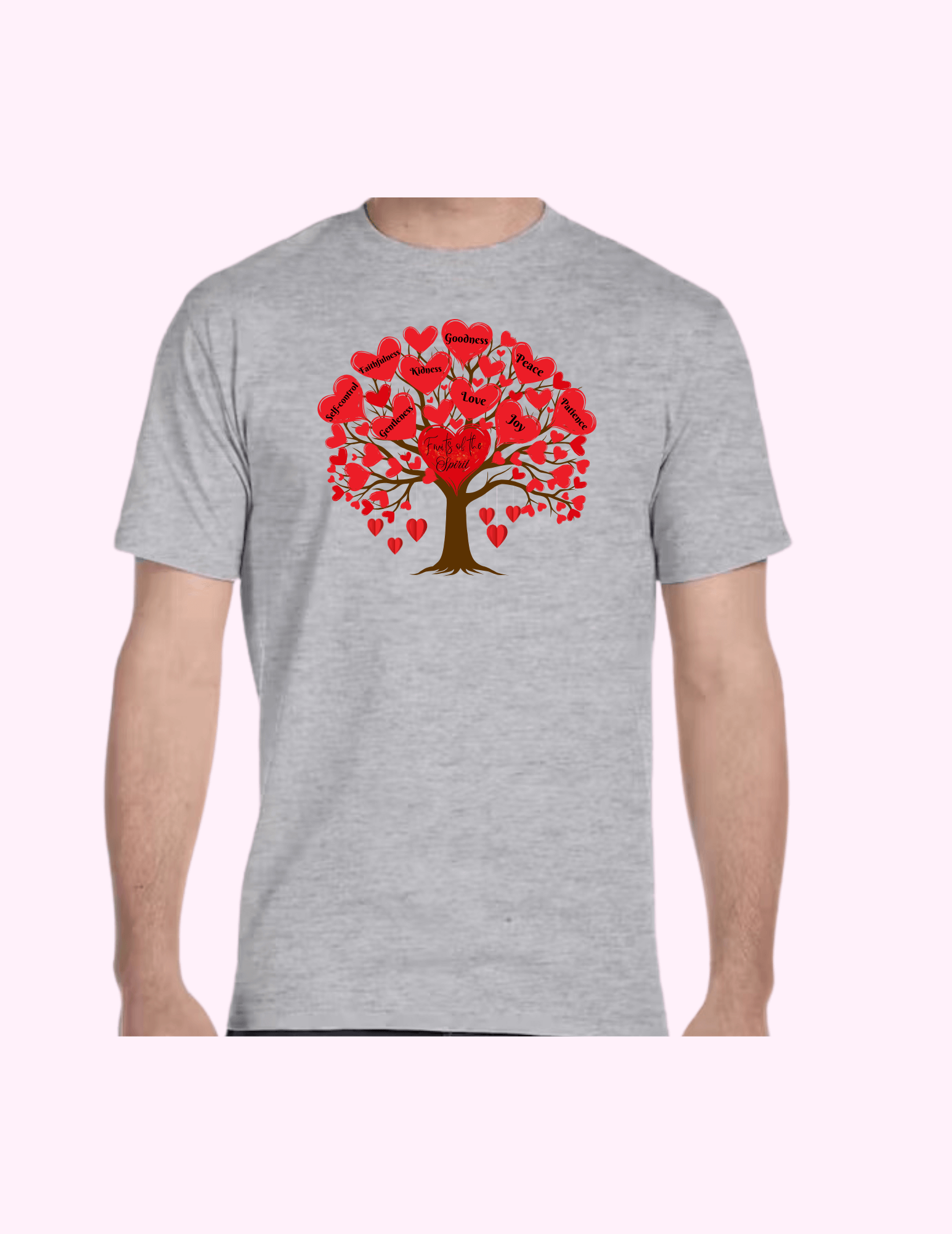 Fruits Of The Spirit - Adult T-Shirt featuring unique artwork, perfect for personal style and expression.