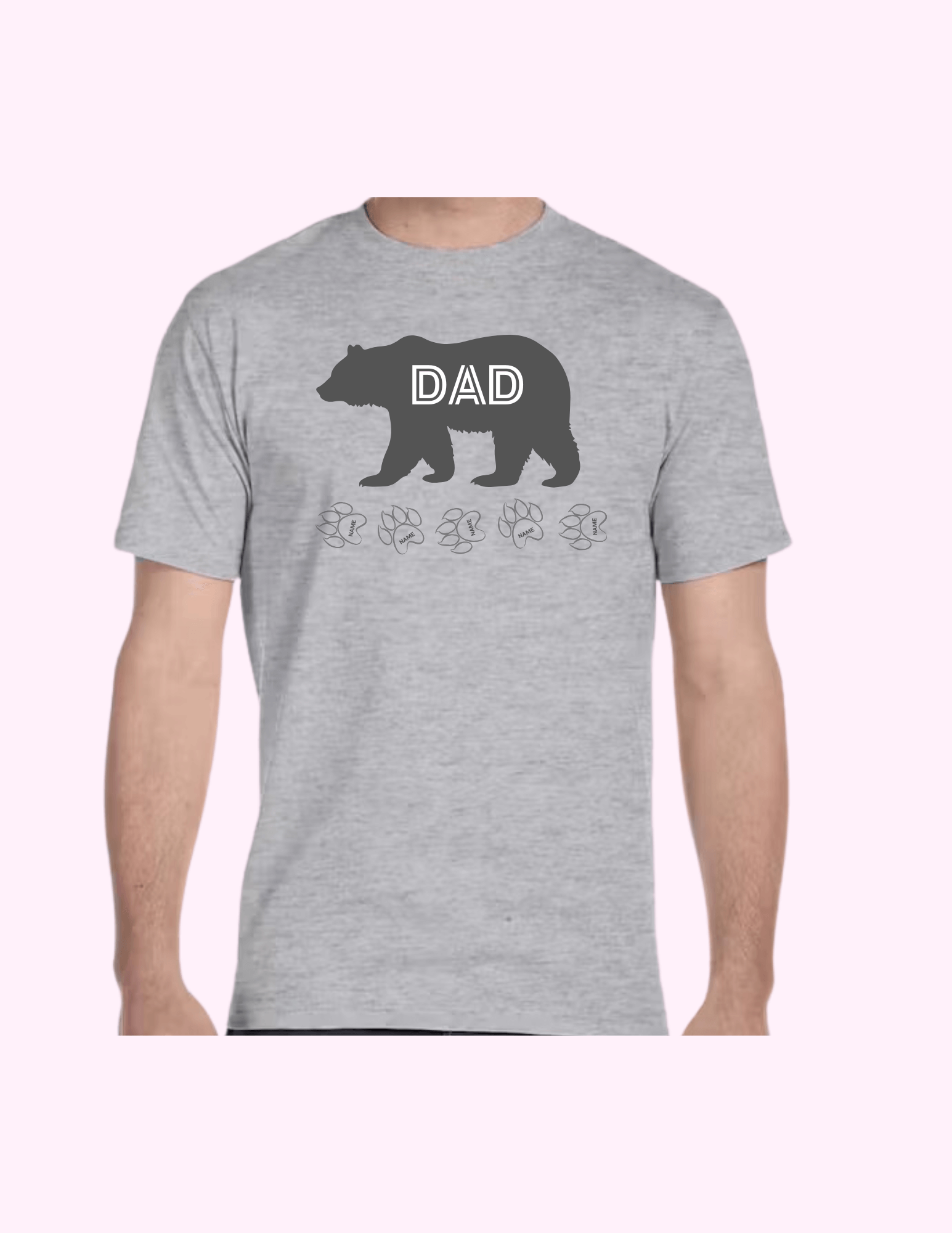 Dad Bear - Adult T-Shirt featuring unique artwork, perfect for personal style and expression.