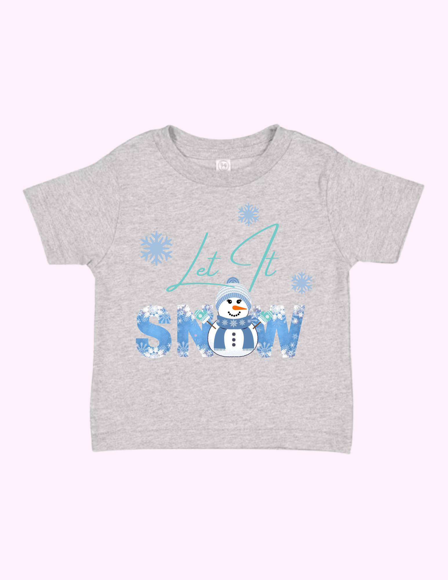 Let It Snow Blue (Toddler) featuring unique artwork, perfect for personal style and expression.