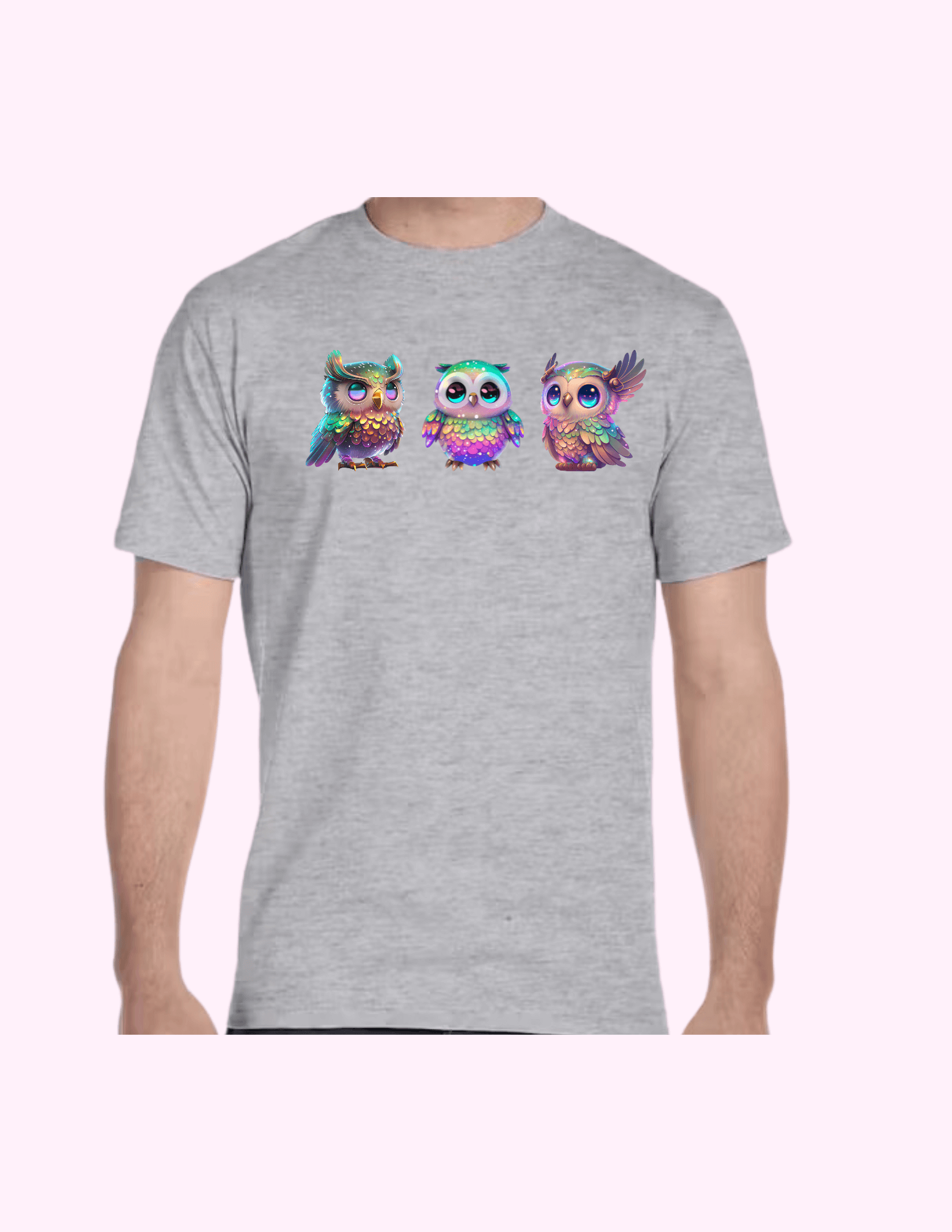 Owls - Adult T-Shirt featuring unique artwork, perfect for personal style and expression.
