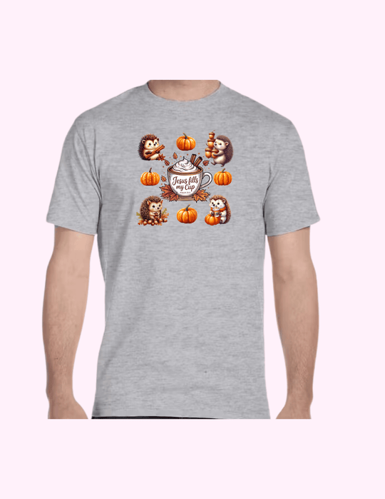 Jesus Fills My Cup - Adult T-Shirt