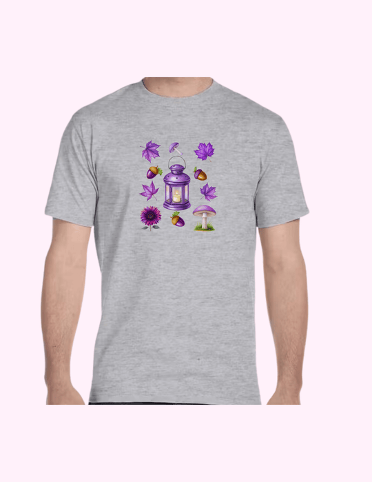Purple Autumn - Adult T-Shirt
