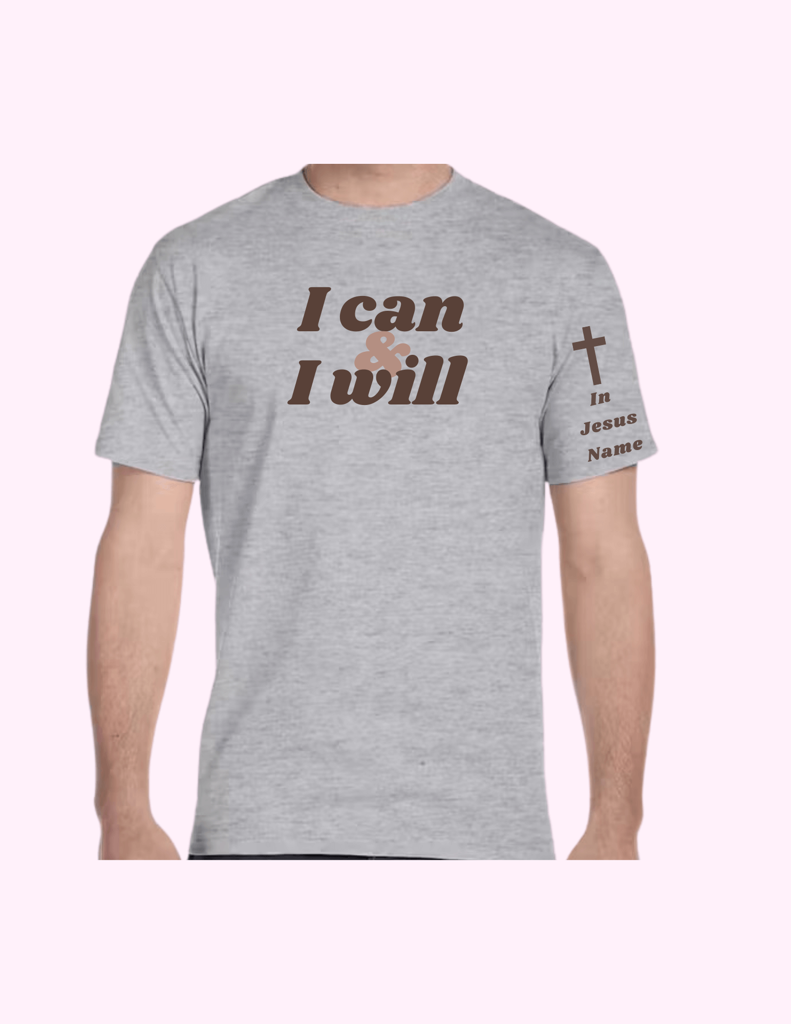 I Can & I Will - Adult T-Shirt featuring unique artwork, perfect for personal style and expression.