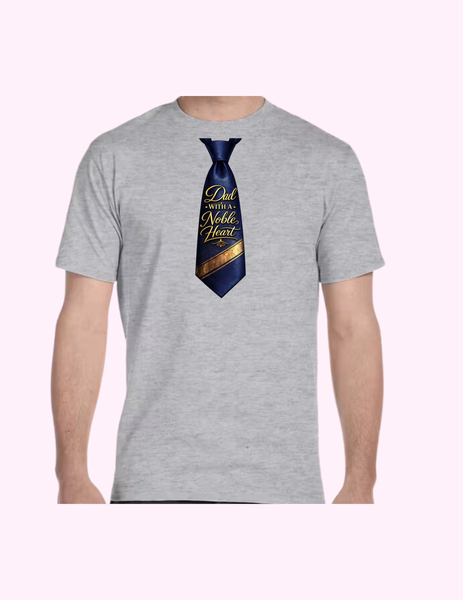 Dad With A Noble Heart - Adult T-Shirt