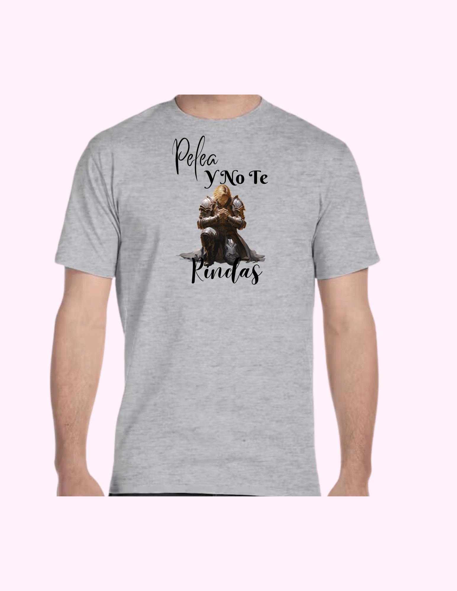 Pelea Y No Te Rindas (Hombre) - Adult T-Shirt featuring unique artwork, perfect for personal style and expression.