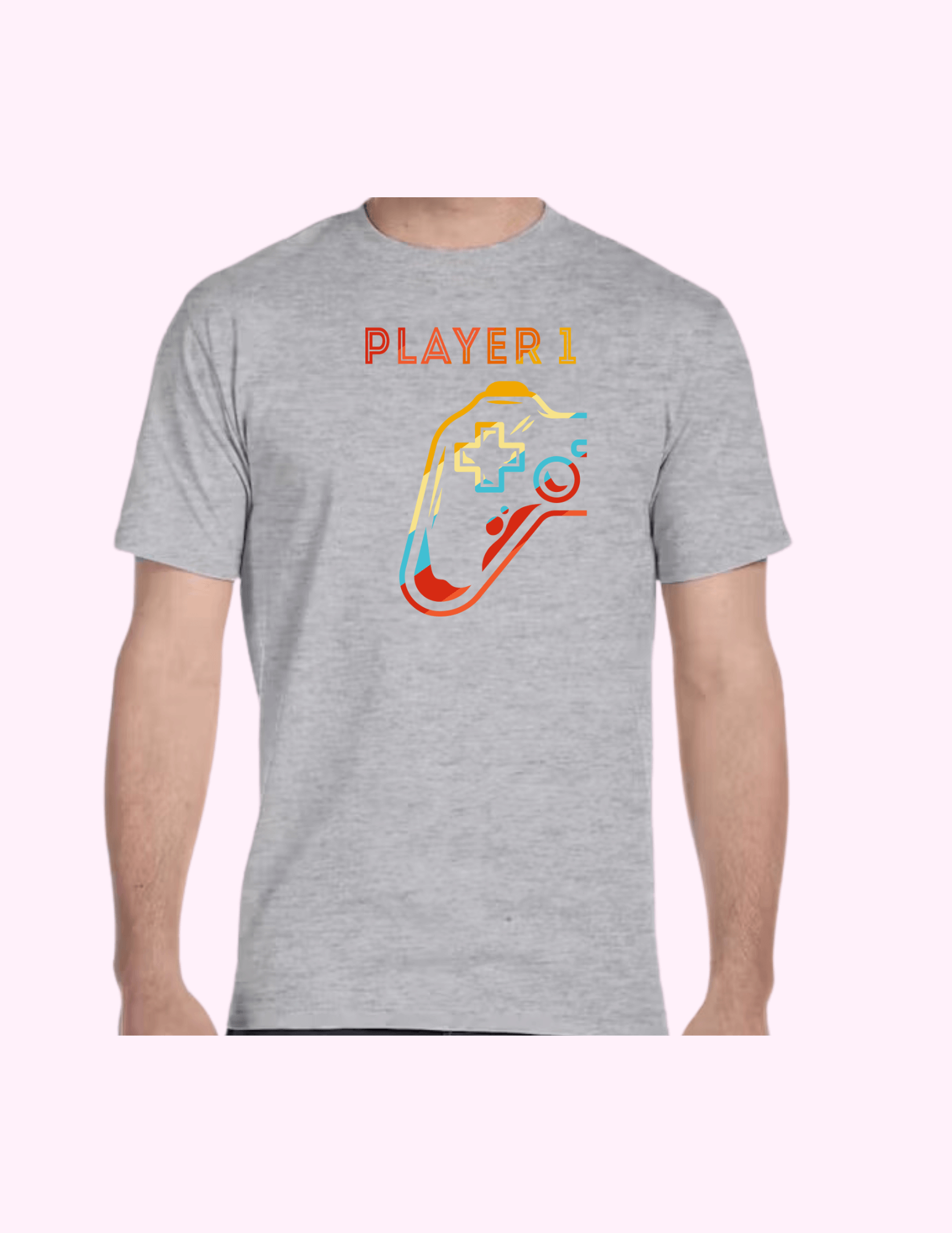 Player 1 - Adult T-Shirt featuring unique artwork, perfect for personal style and expression.
