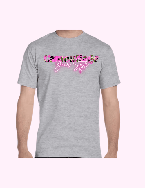 Camouflage Your Style - Adult T-Shirt featuring unique artwork, perfect for personal style and expression.