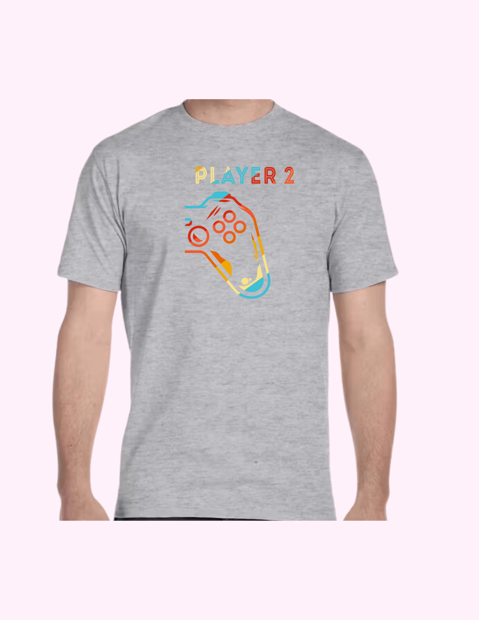 Player 2 - Adult T-Shirt featuring unique artwork, perfect for personal style and expression.