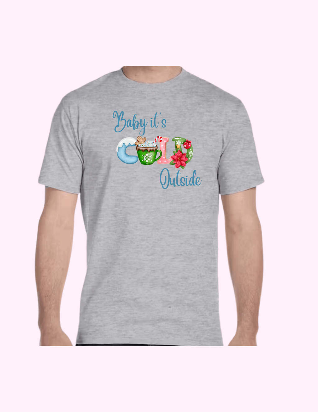 It's Cold Outside - Adult T-Shirt featuring unique artwork, perfect for personal style and expression.